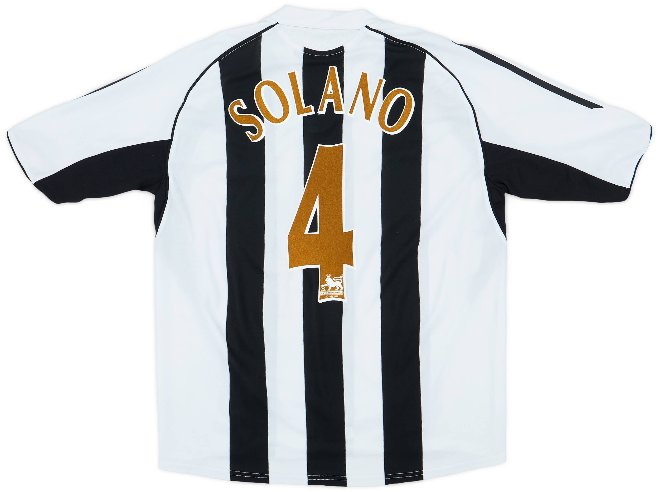 2005-07 Newcastle Home Shirt Solano #4 - 6/10 - (L)