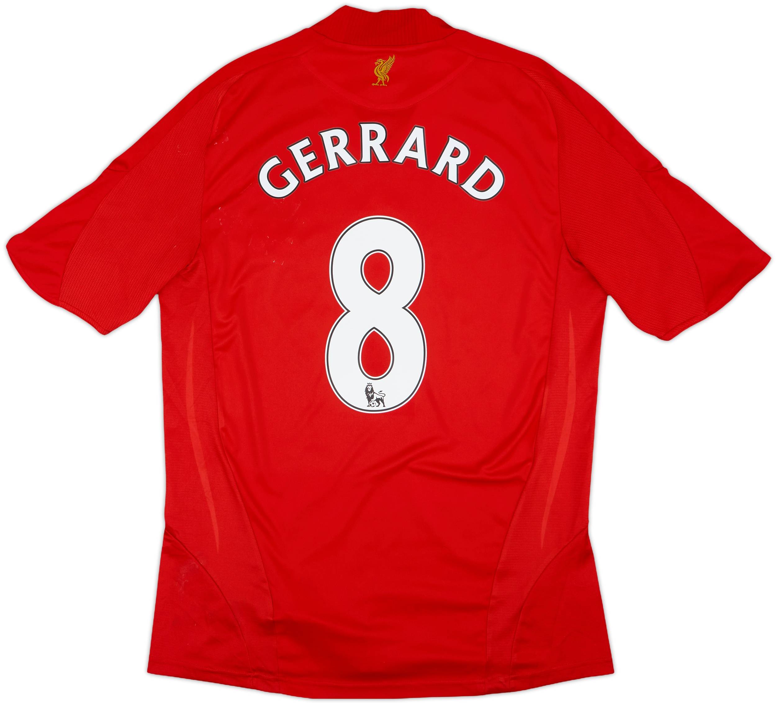 2008-10 Liverpool Home Shirt Gerrard #8 - 5/10 - (M)
