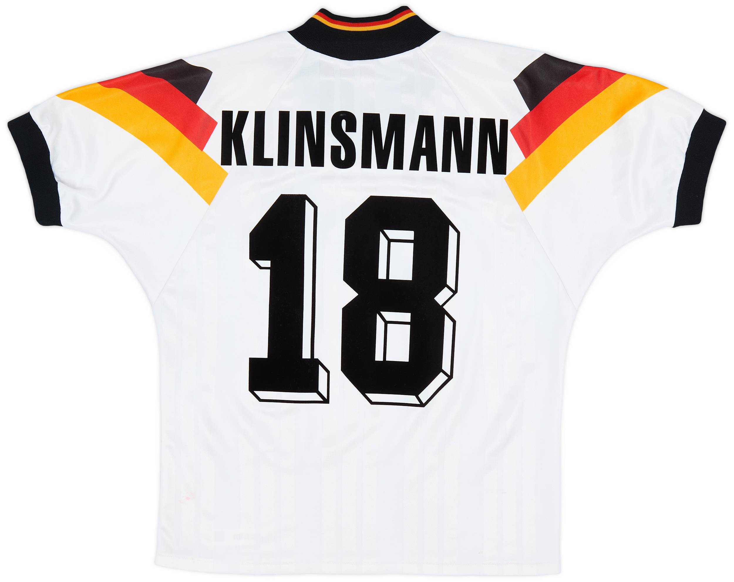 1992-94 Germany Home Shirt Klinsmann #18 - 8/10 - (M)