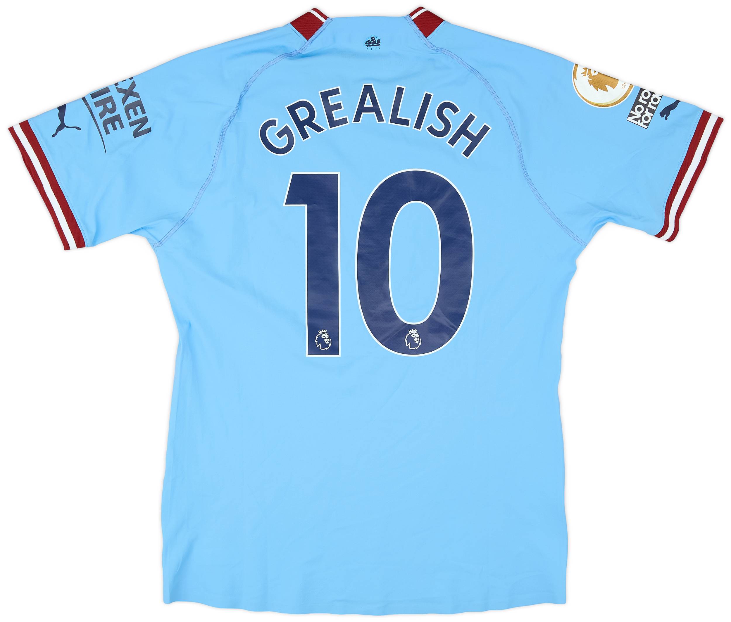 2022-23 Manchester City Match Issue Home Shirt Grealish #10