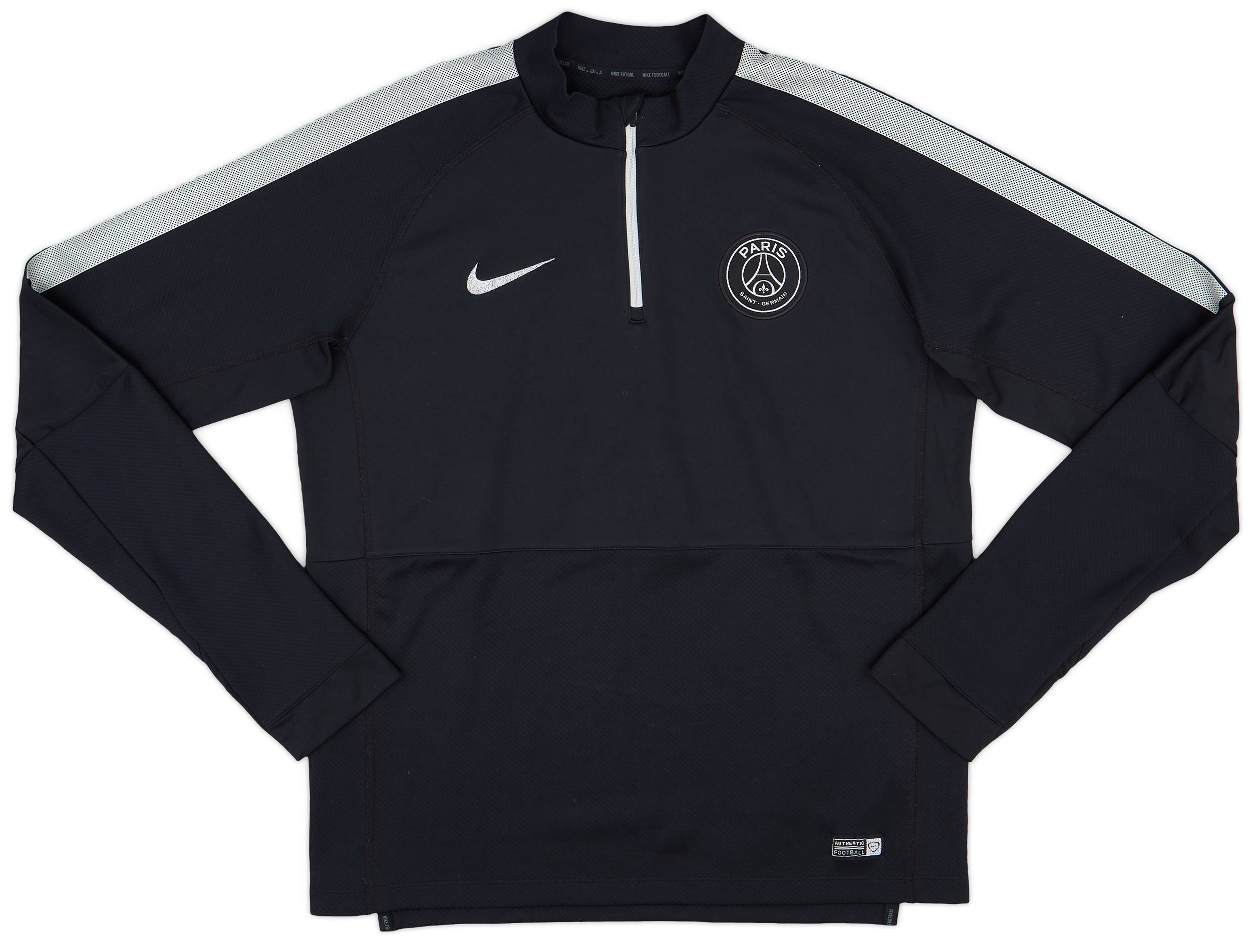 2014 15 Paris Saint Germain Nike 1 4 Zip Sweat Top 9 10 L