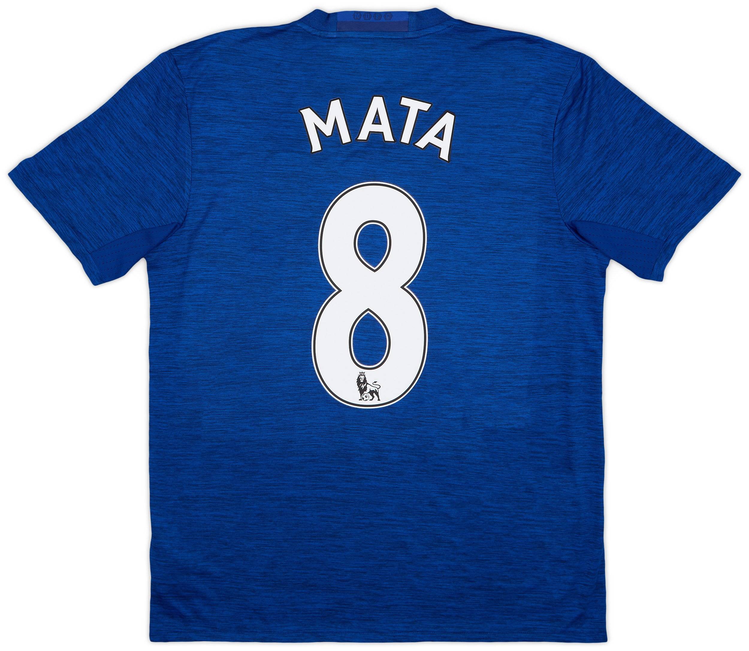2016-17 Manchester United Away Shirt Mata #8 - 9/10 - (M)