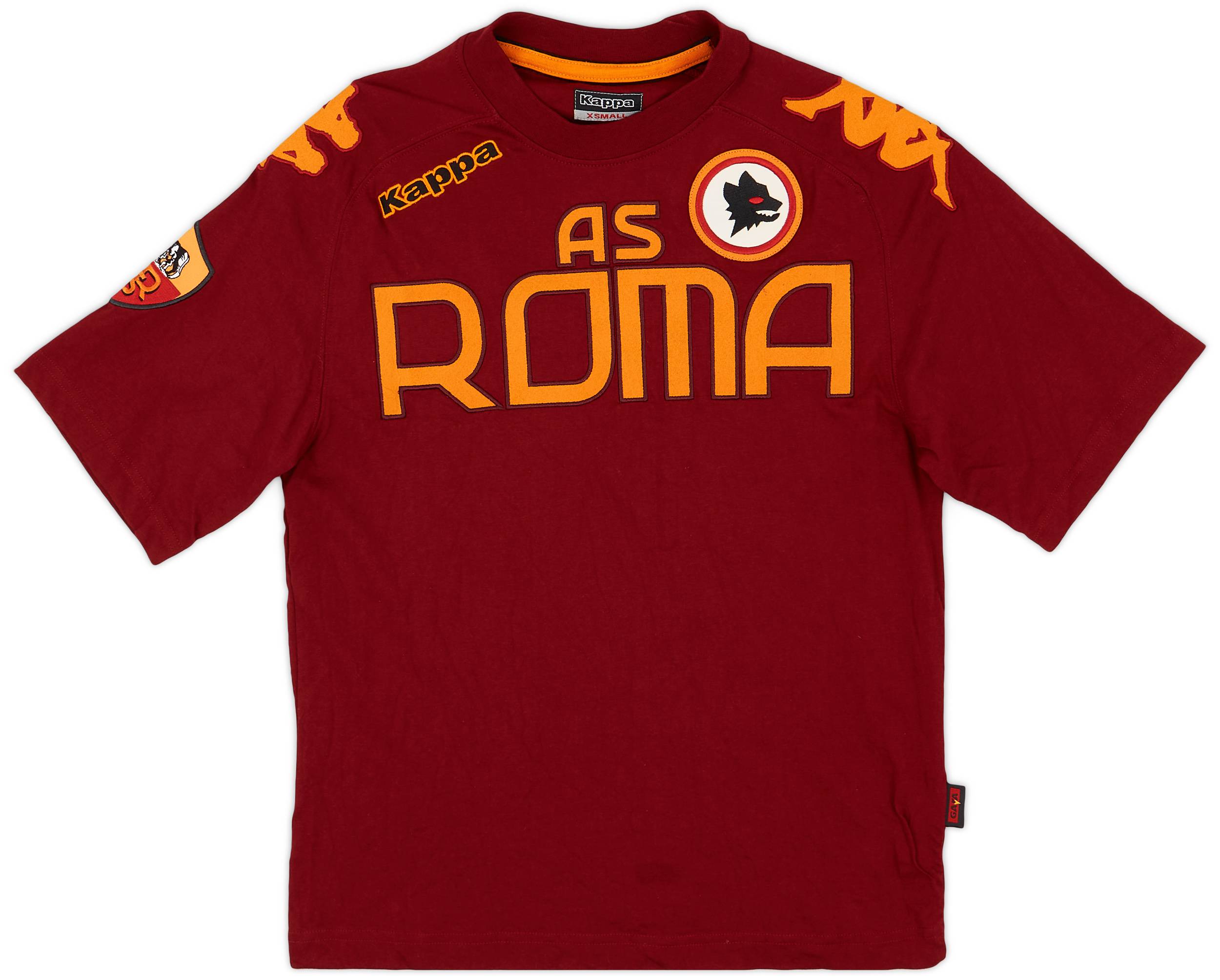 2012-13 Roma Kappa Cotton Tee - 9/10 - (XS)