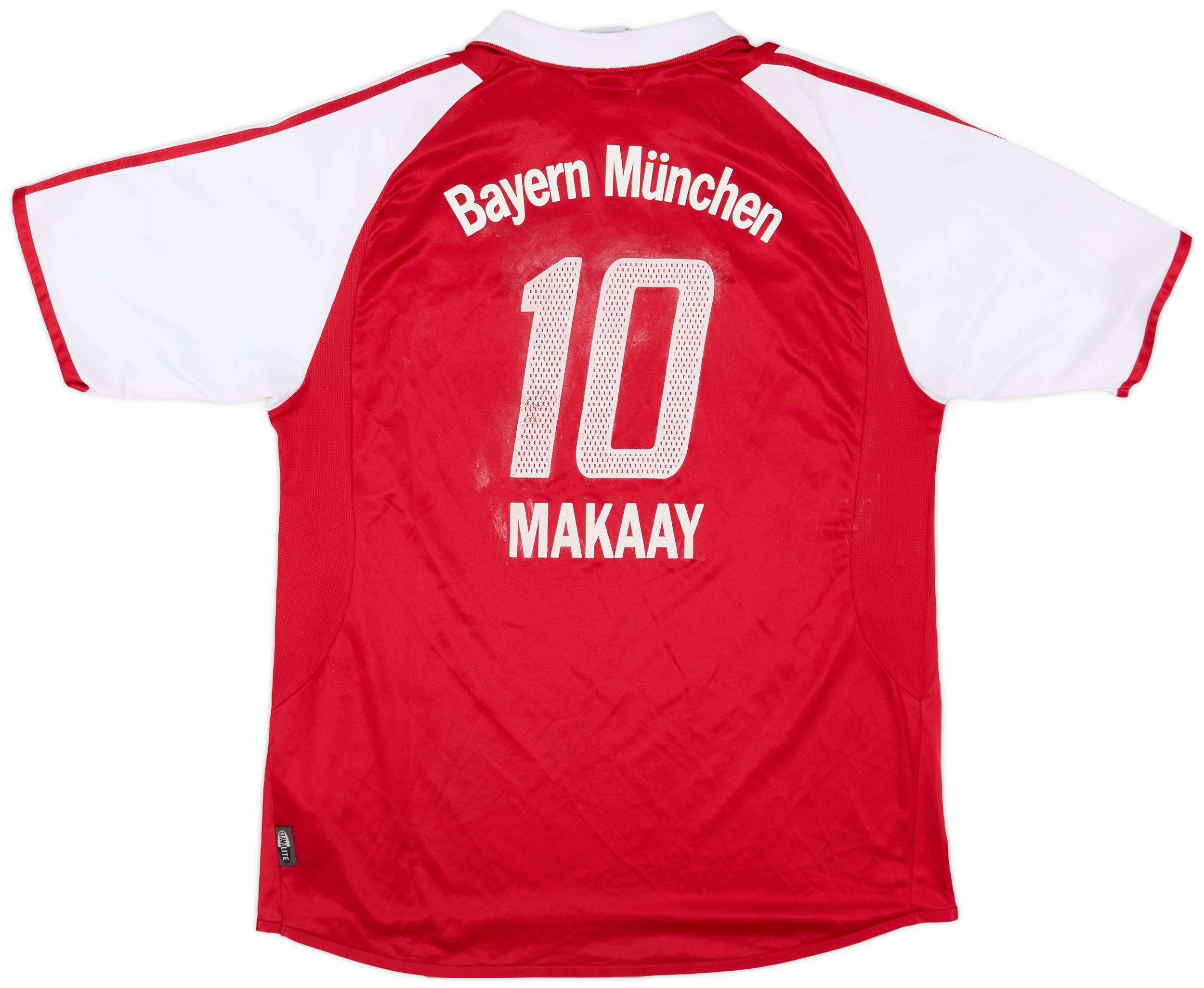 【第1位獲得！】 2003-04 Bayern (XL.Boys) - 5/10 - #10 Makaay Shirt Home Munich ウェア