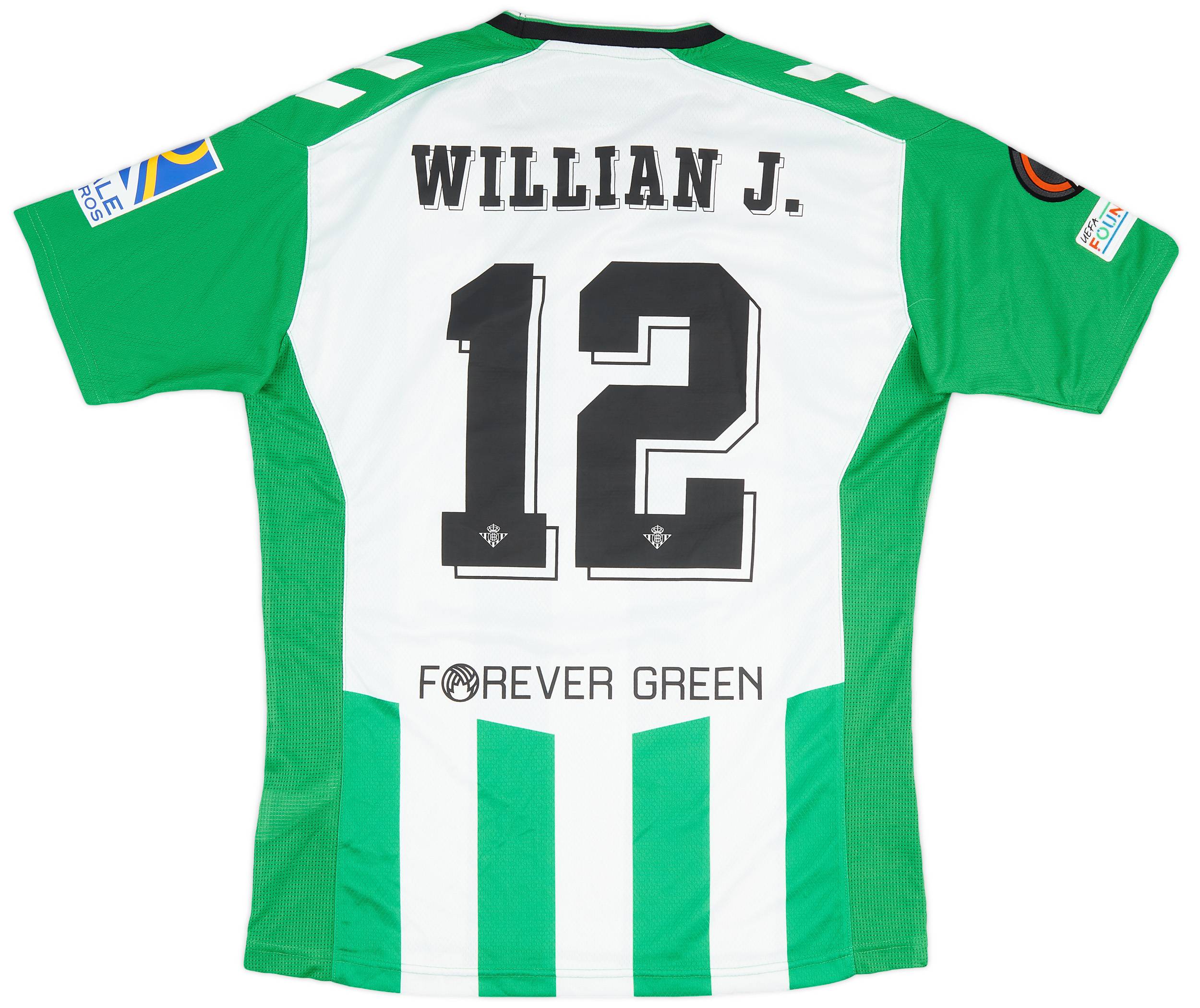 2022-23 Real Betis Match Issue Europa League Home Shirt Willian J. 12