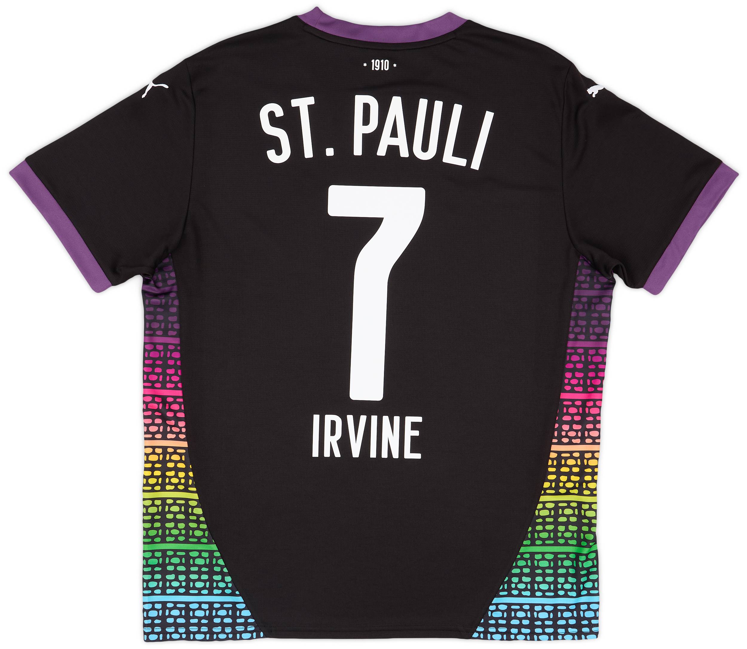 2024-25 St Pauli Third Shirt Irvine #7