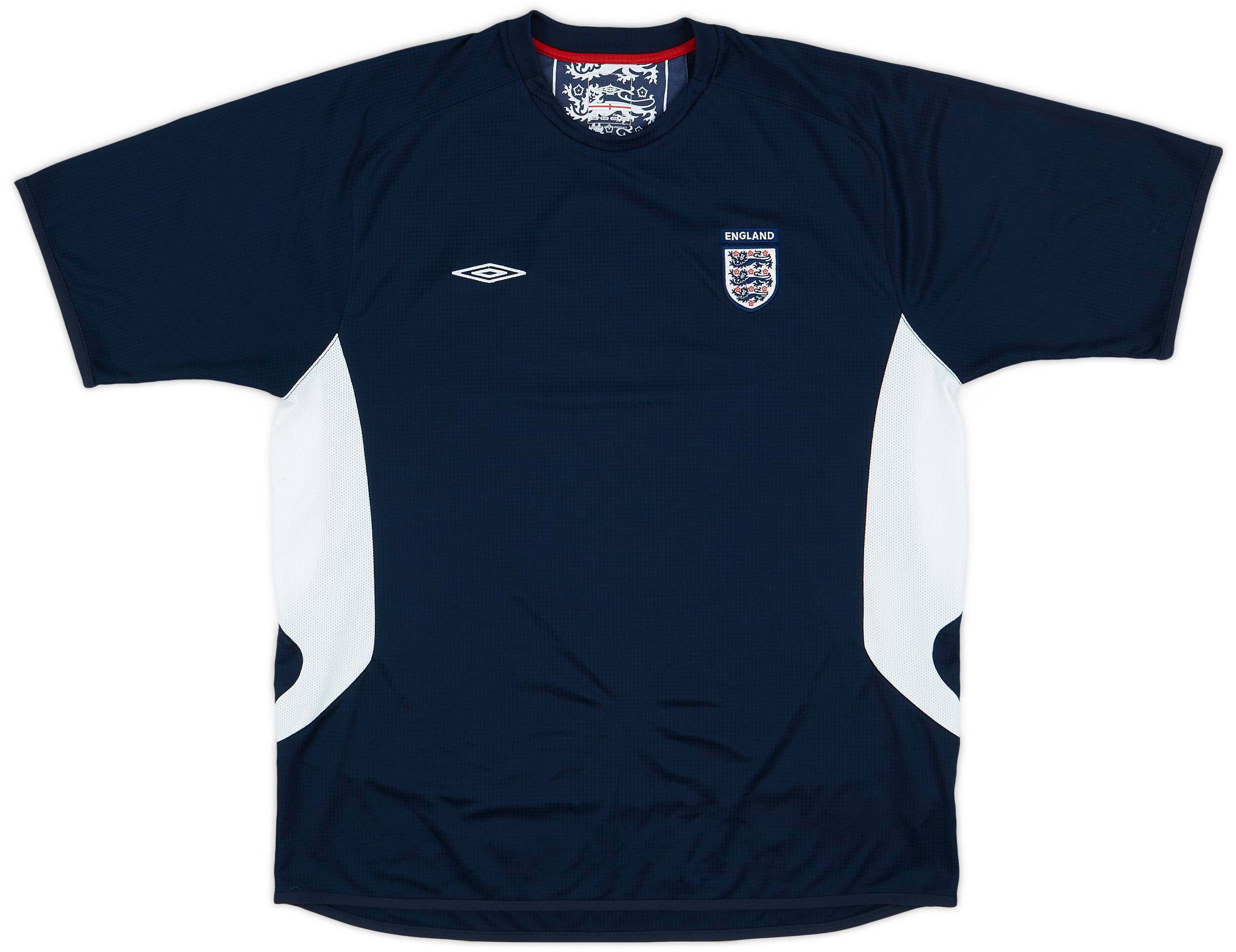 2005-06 England Umbro Training Shirt - 9/10 - (XL)