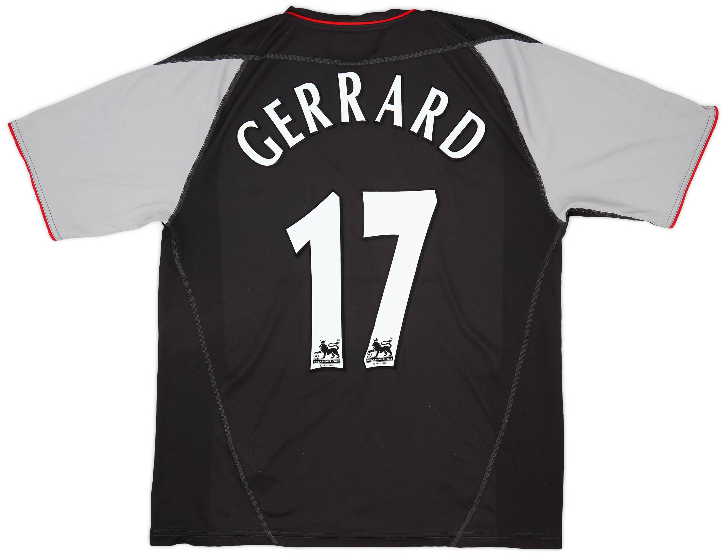 2002-04 Liverpool Away Shirt Gerrard #17 - 9/10 - (L)