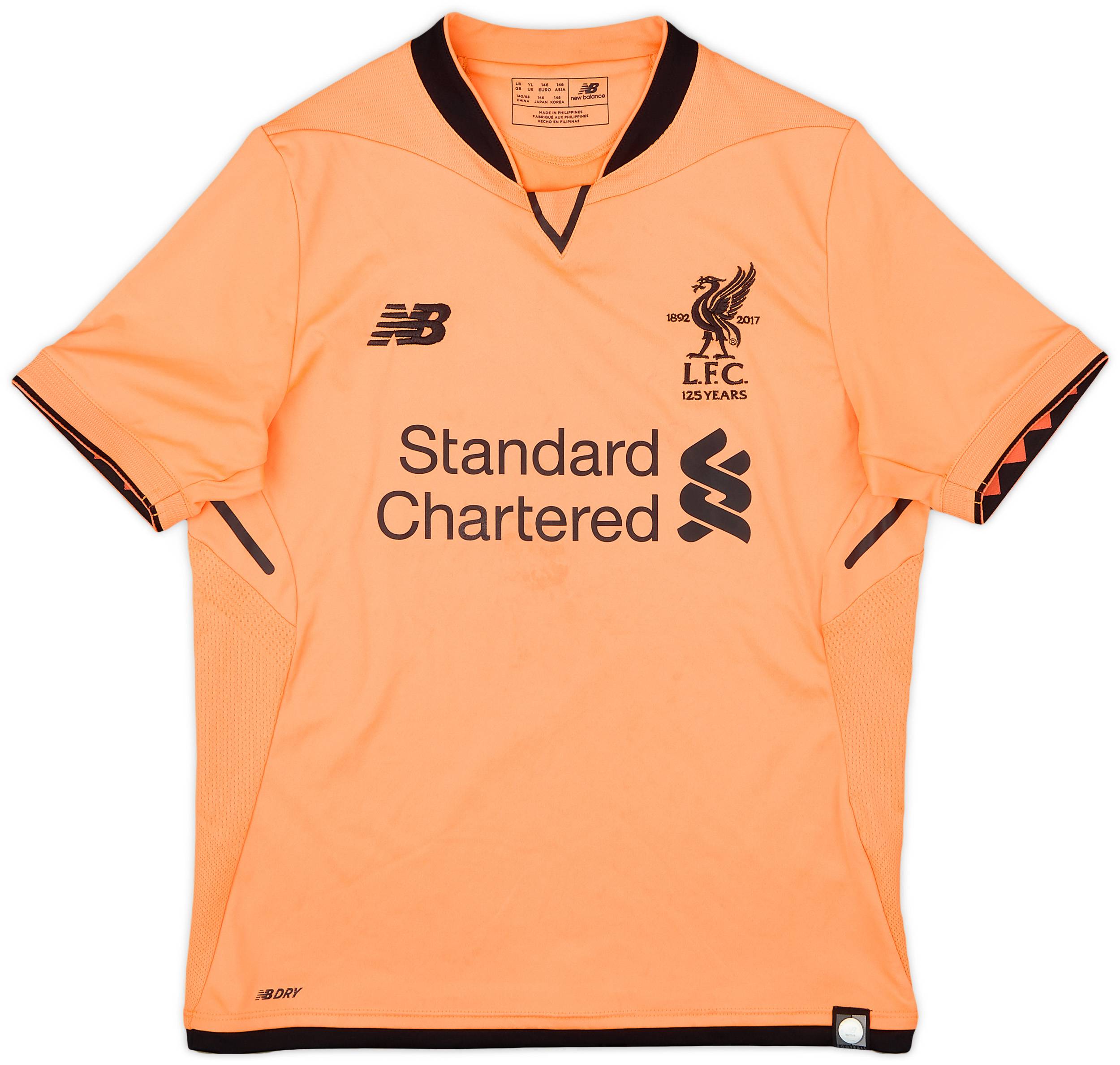 2017-18 Liverpool 125 Years Third Shirt - 6/10 - (L.Boys)