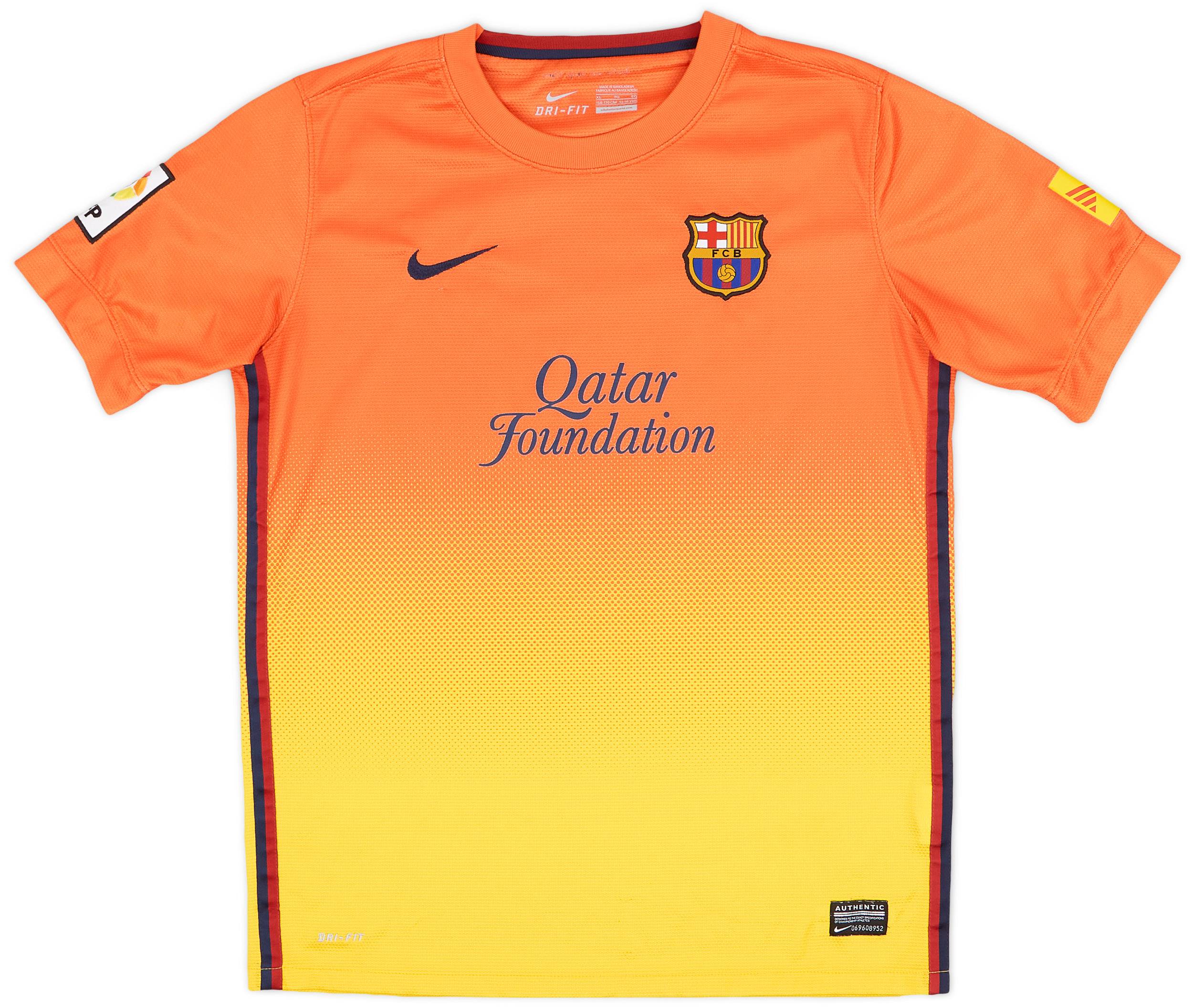2012-13 Barcelona Away Shirt - 9/10 - (XL.Boys)