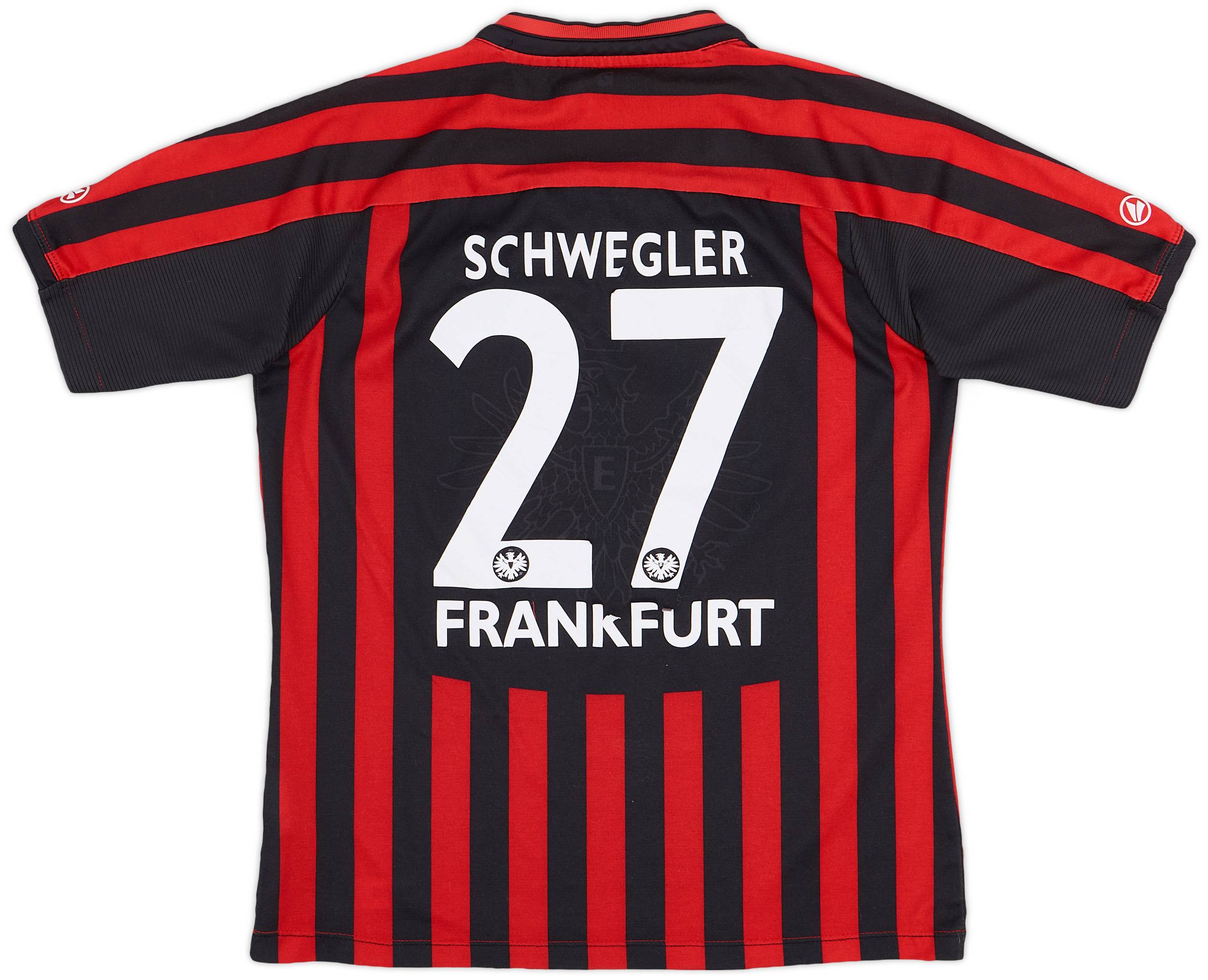 2012-13 Eintracht Frankfurt Home Shirt Schwegler #27 - 5/10 - (L.Boys)