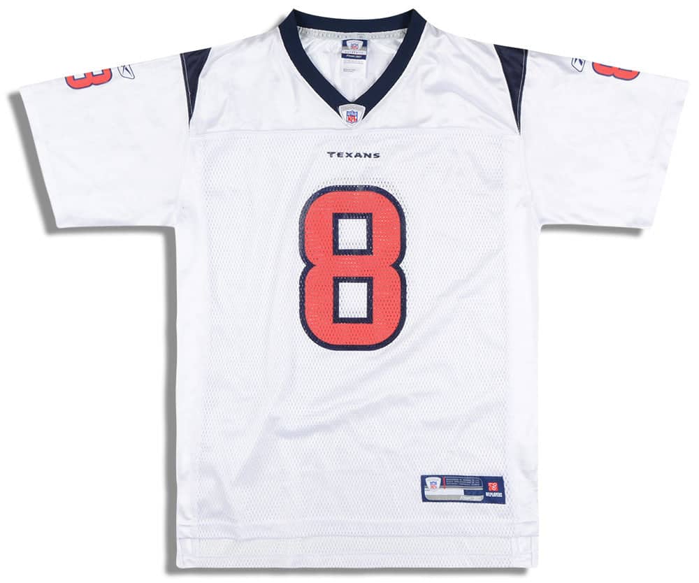2007 Houston Texans Schaub #8 Reebok On Field Jersey (Away) Y