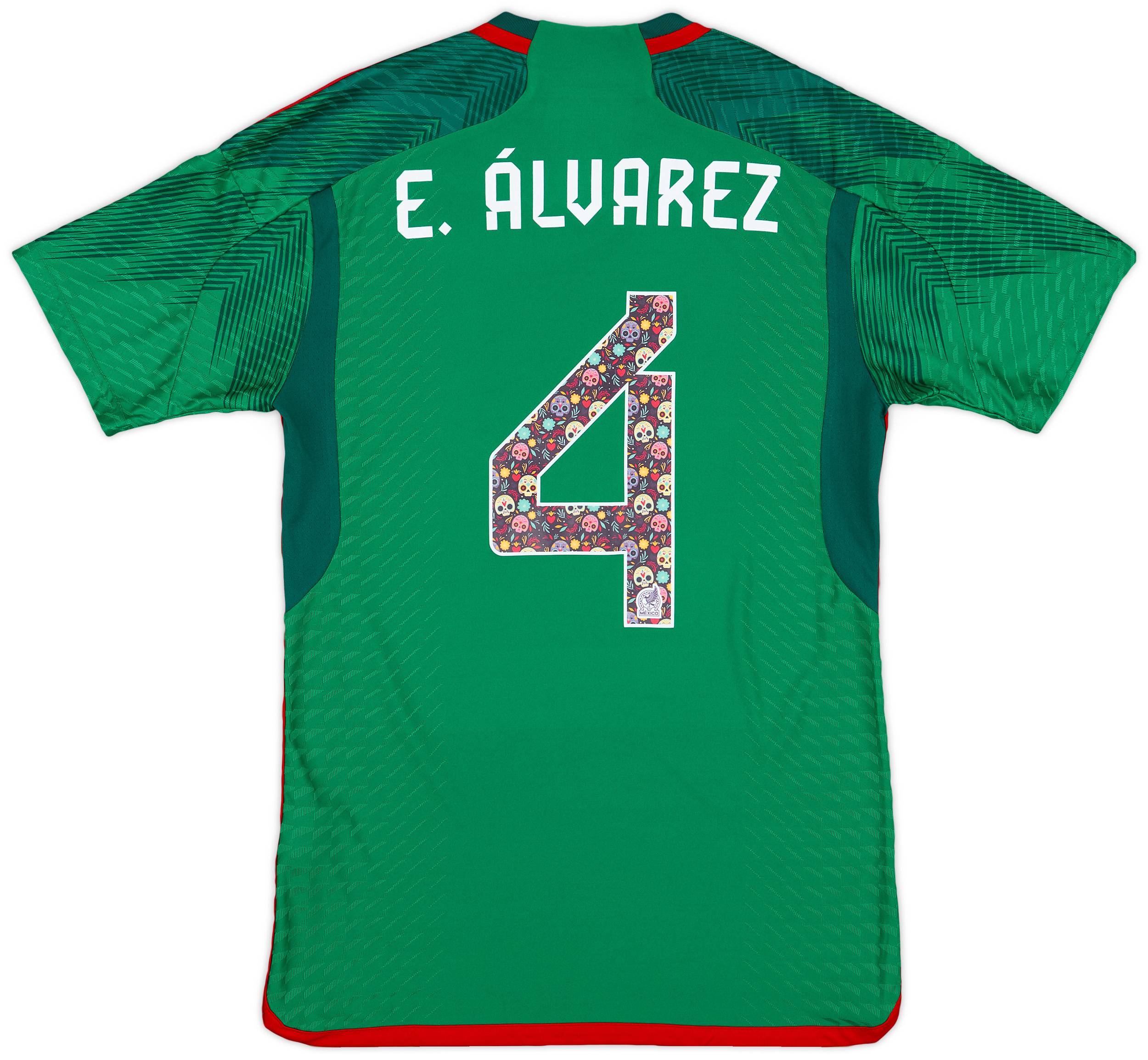 2022-23 Mexico Special Edition Authentic Home Shirt E.Alvarez #4