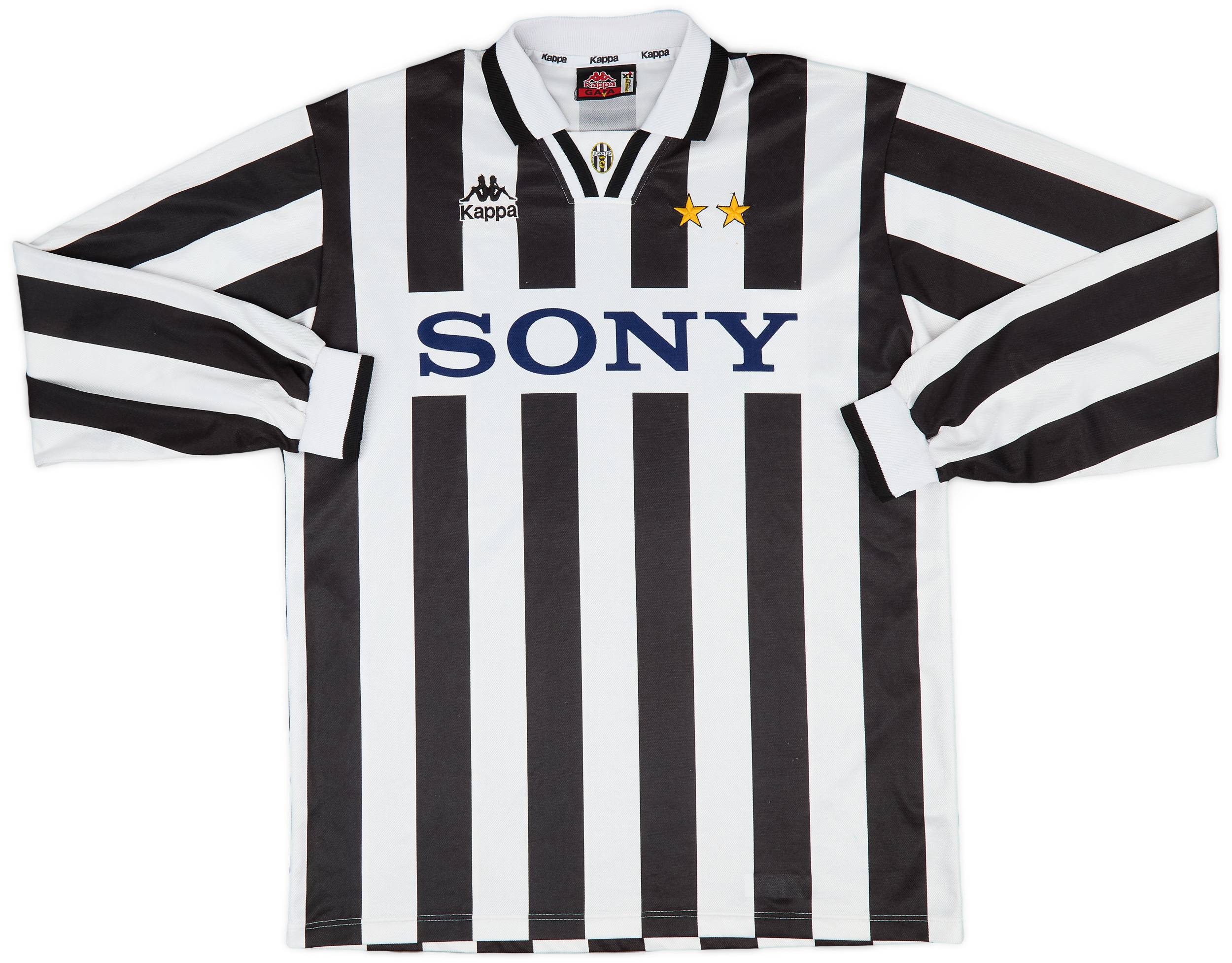 1995-97 Juventus Home L/S Shirt - 8/10 - (XL)