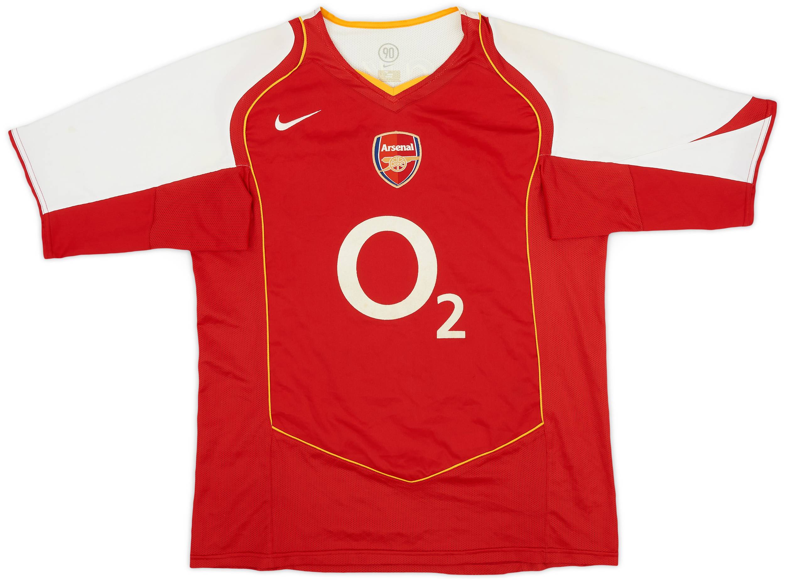 2004/05 アーセナルFC ユニフォーム ベルカムプ BERGKAMP 10