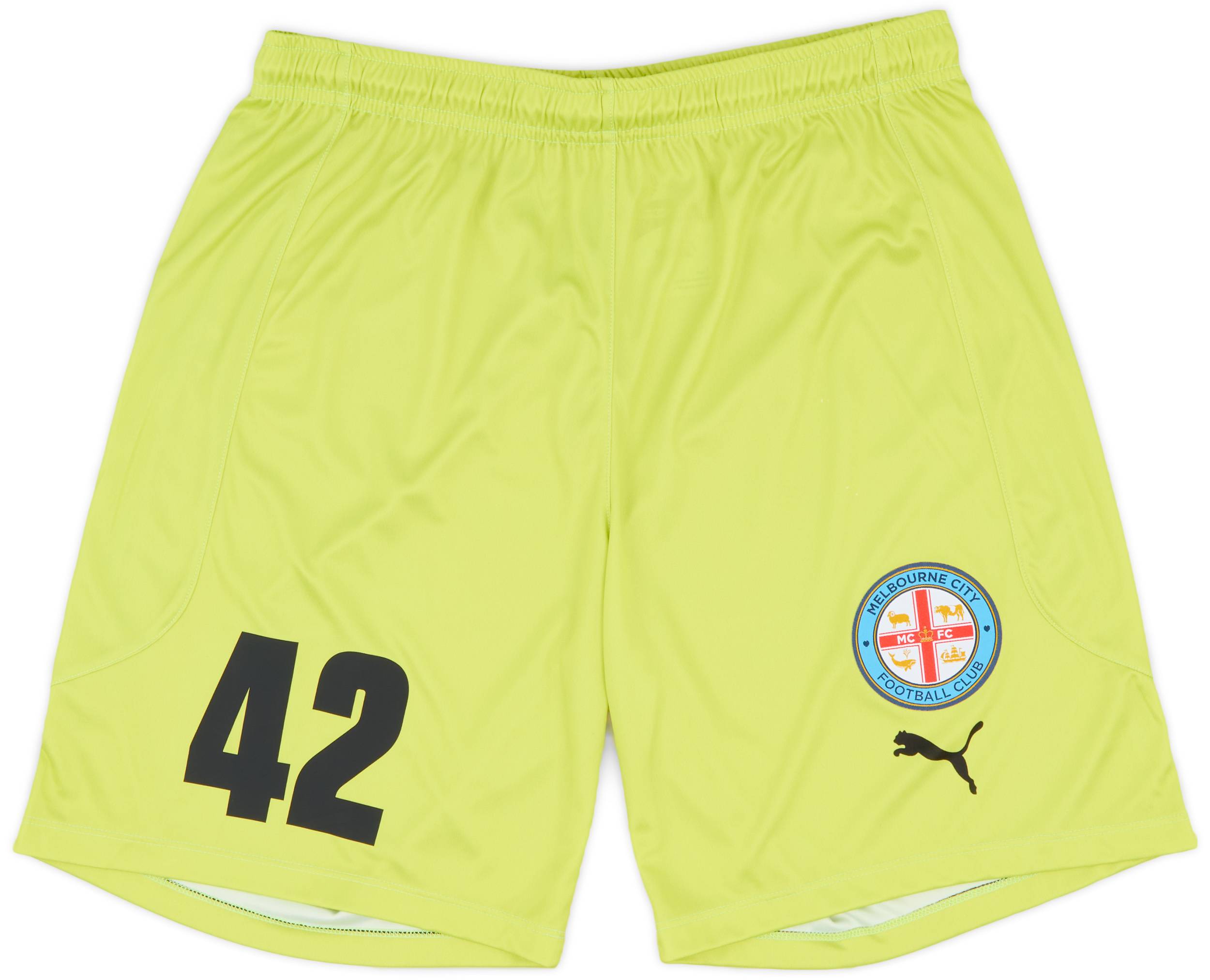 2021-22 Melbourne City Match Issue Third Shorts # - 3/10