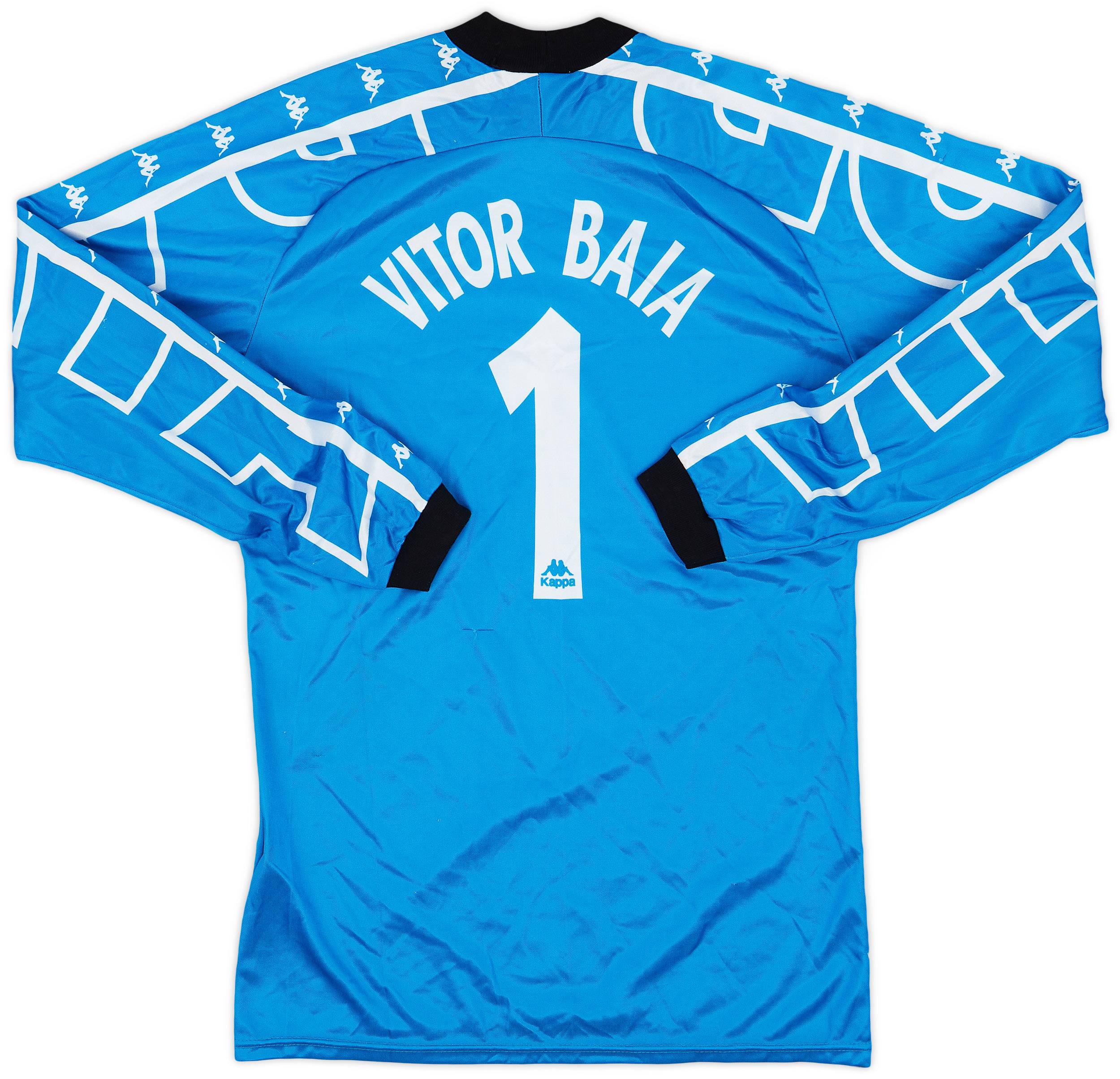 1997-98 Barcelona GK Shirt Vitor Baia #1 - 8/10 - (XL.Boys)
