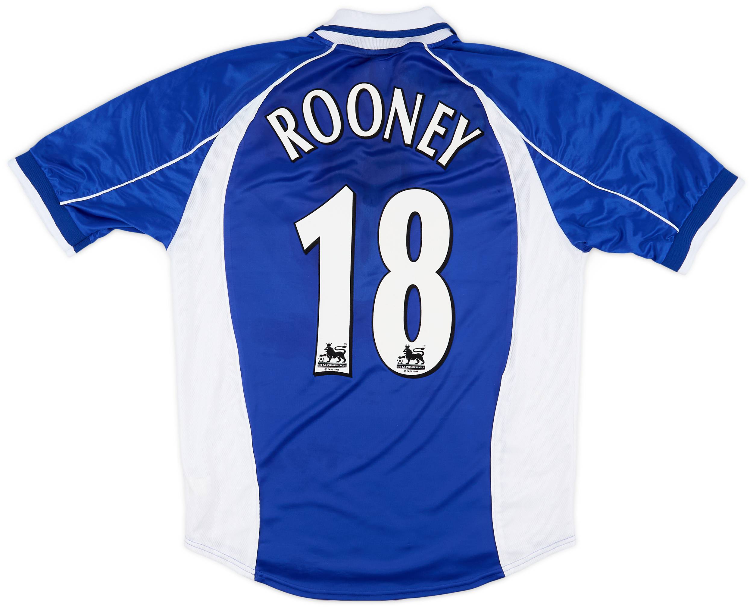 2000-02 Everton Home Shirt Rooney #18 - 7/10 - (M)