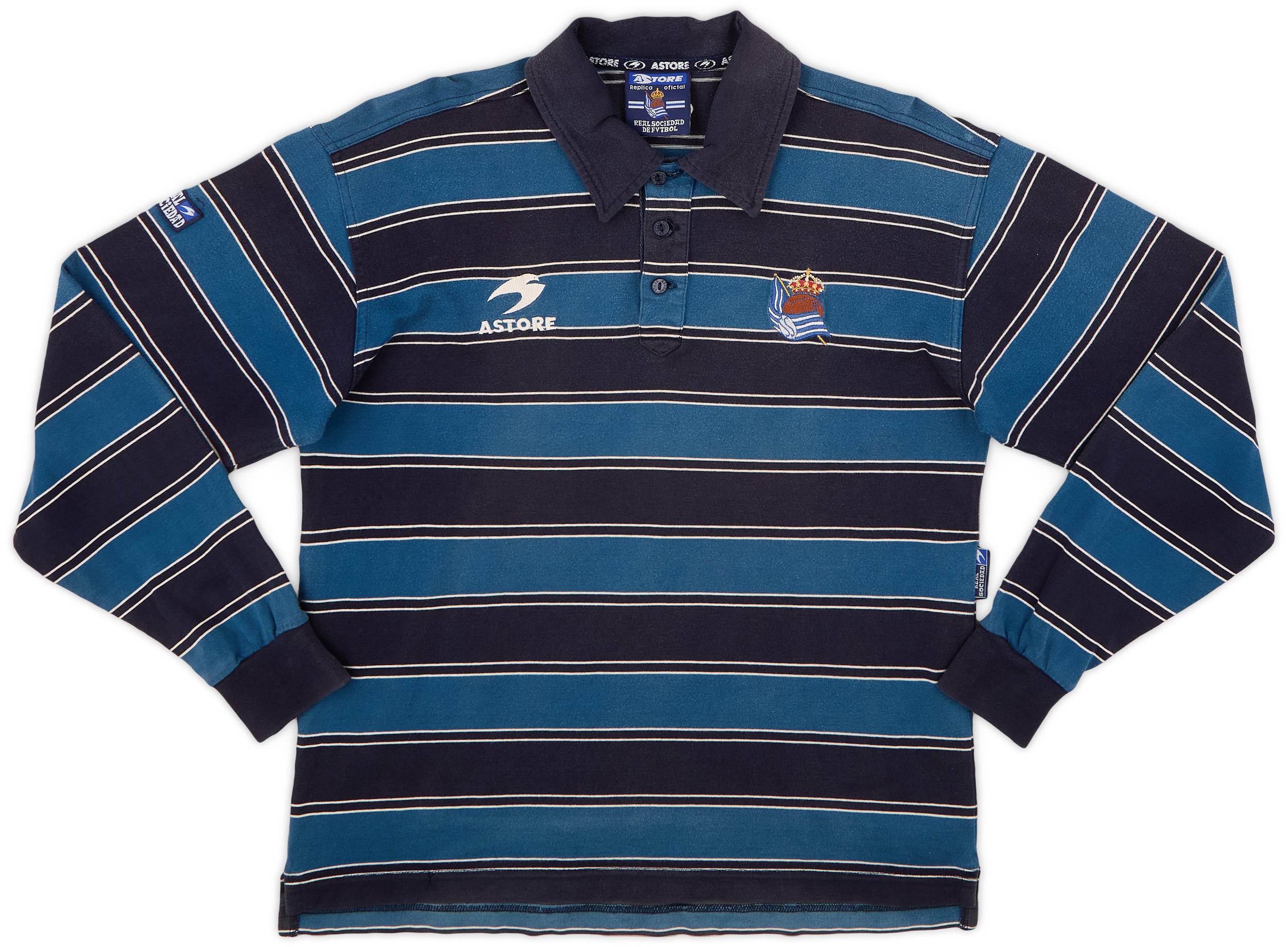 1990s Real Sociedad Astore Polo L/S Shirt - 7/10 - (M)
