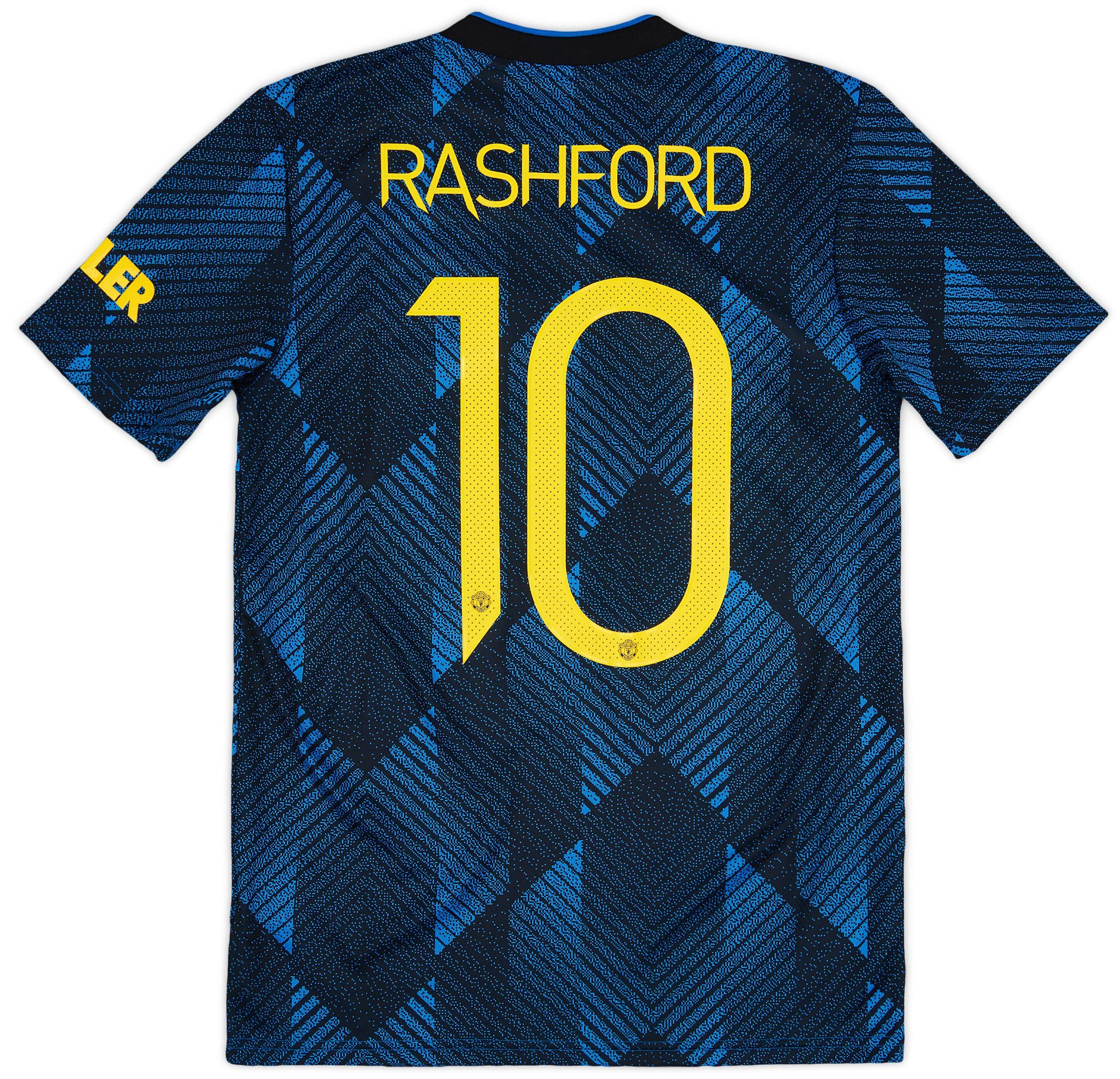 2021-22 Manchester United Third Shirt Rashford #10 - 10/10 - (S)