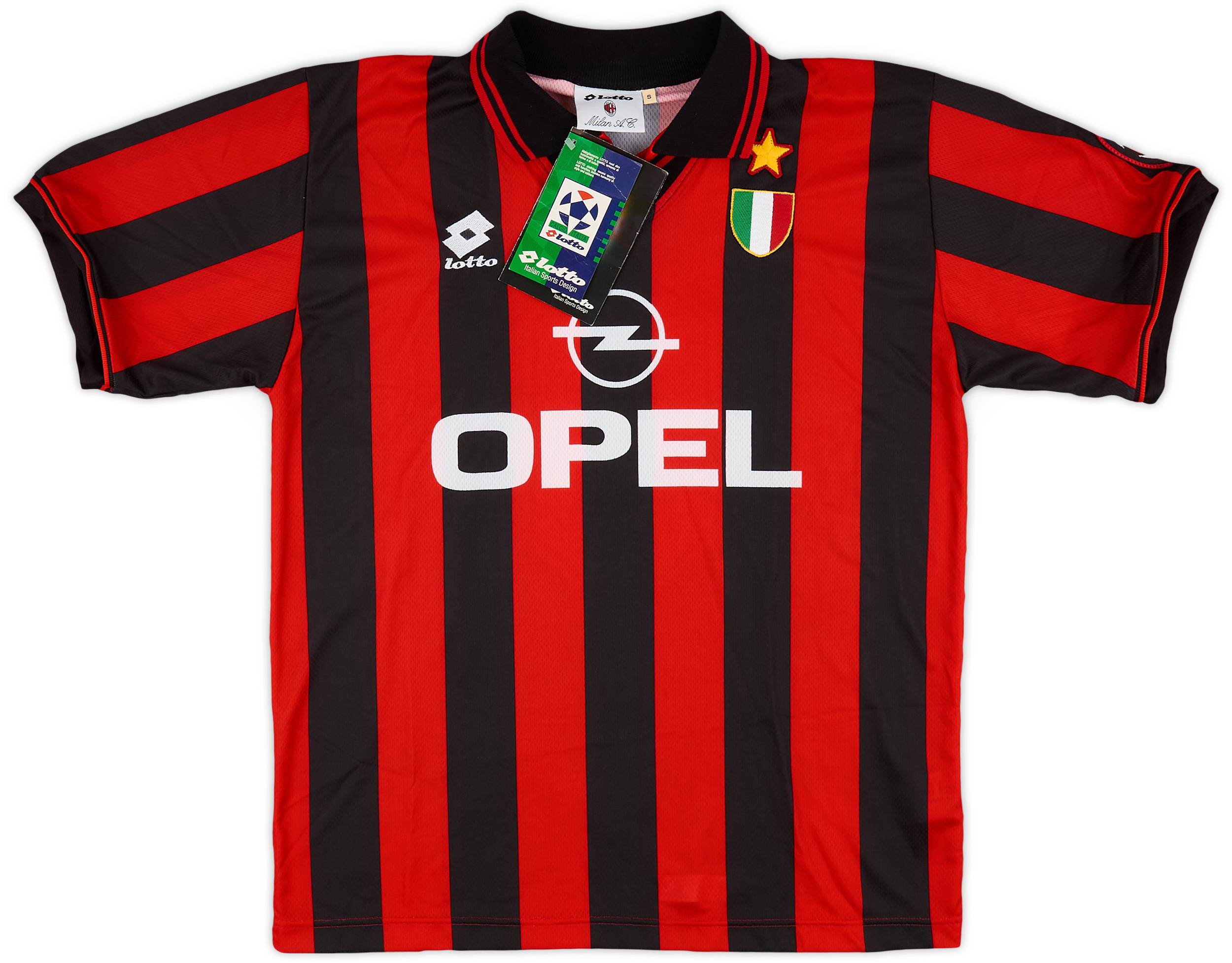 1996-97 AC Milan Home Shirt Weah #9 (S)