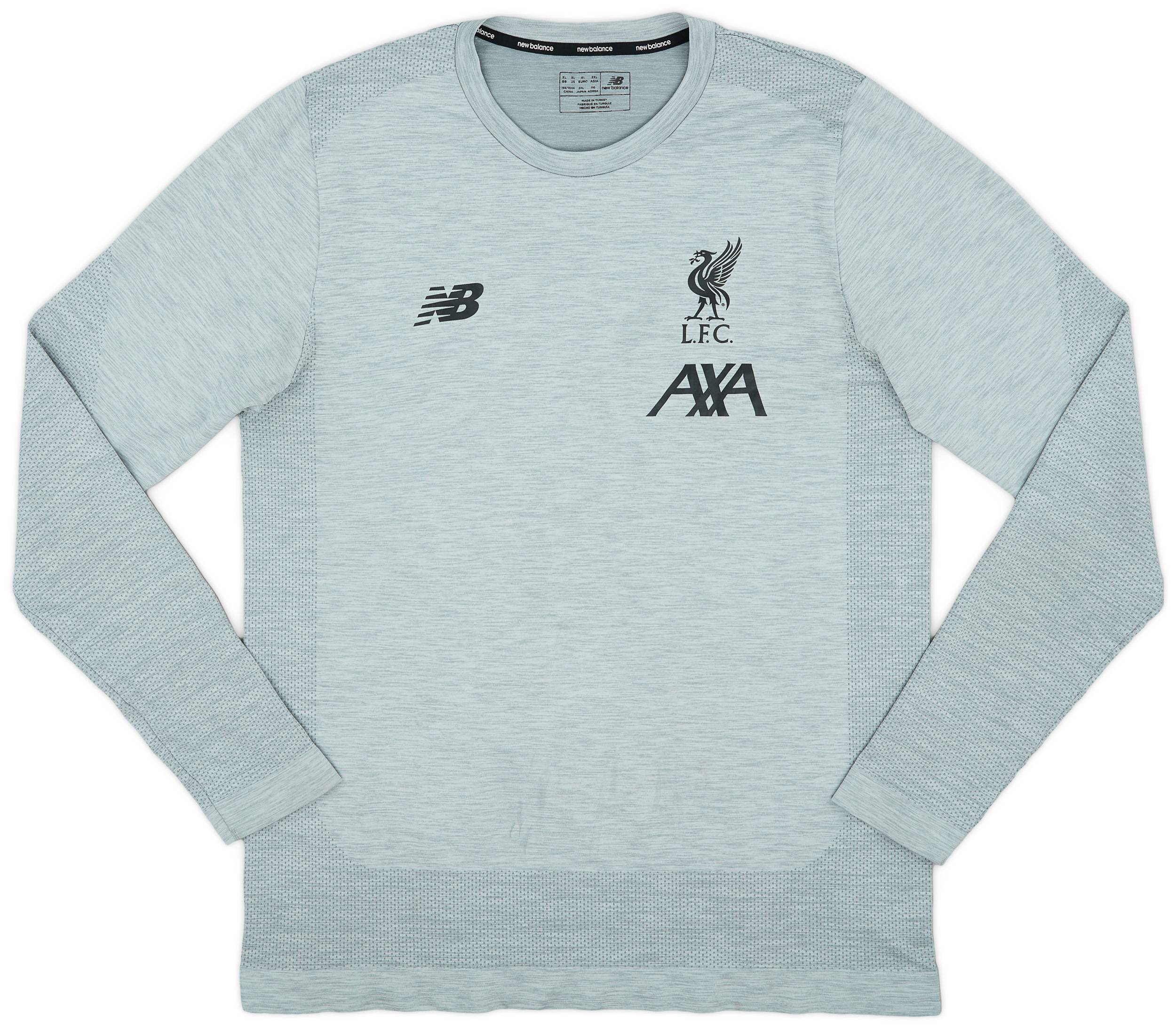 2018 19 Liverpool New Balance Training L S Shirt 10 10 XL