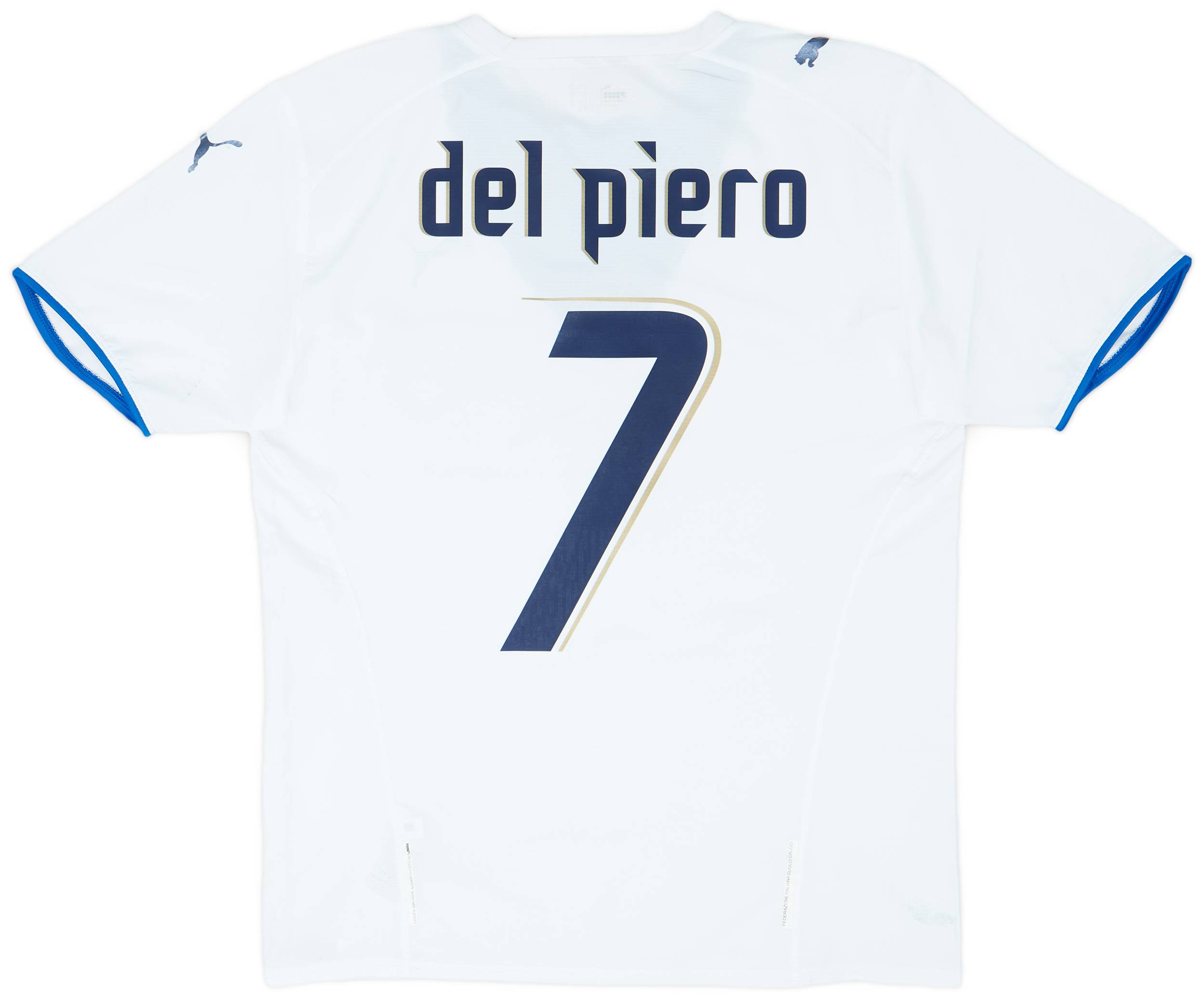 2006 Italy Away Shirt Del Piero #7 - 7/10 - (M)