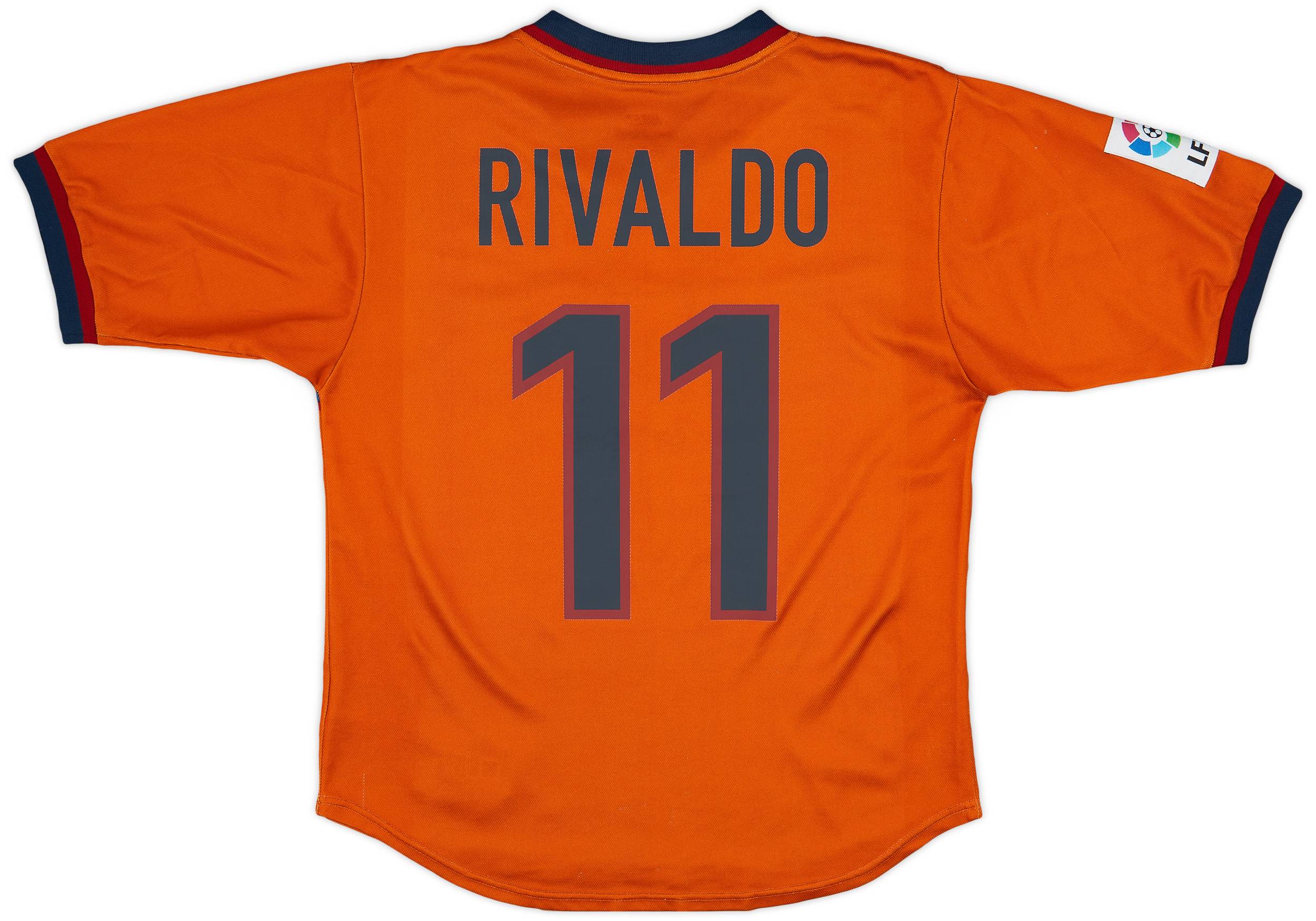 1998-00 Barcelona Third Shirt Rivaldo #11 - 8/10 - (S)
