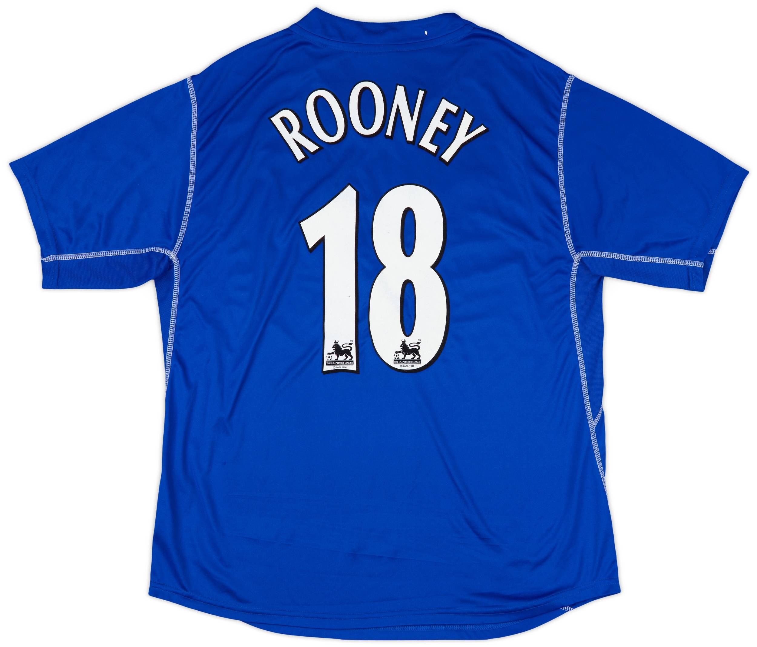2002-03 Everton Home Shirt Rooney #18 - 8/10 - (XXL)
