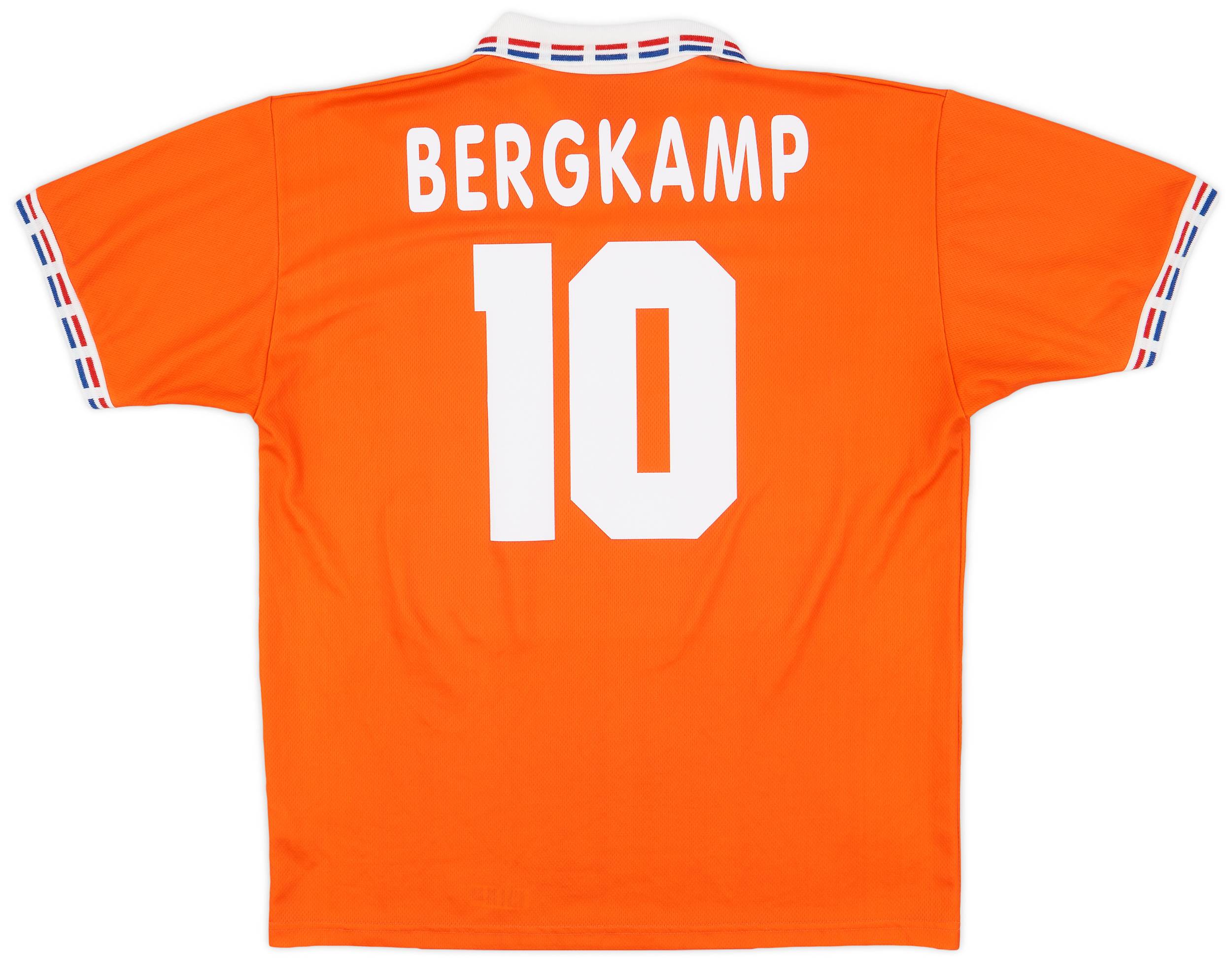 1996 Netherlands Home Shirt Bergkamp #10 - 8/10 - (XXL)
