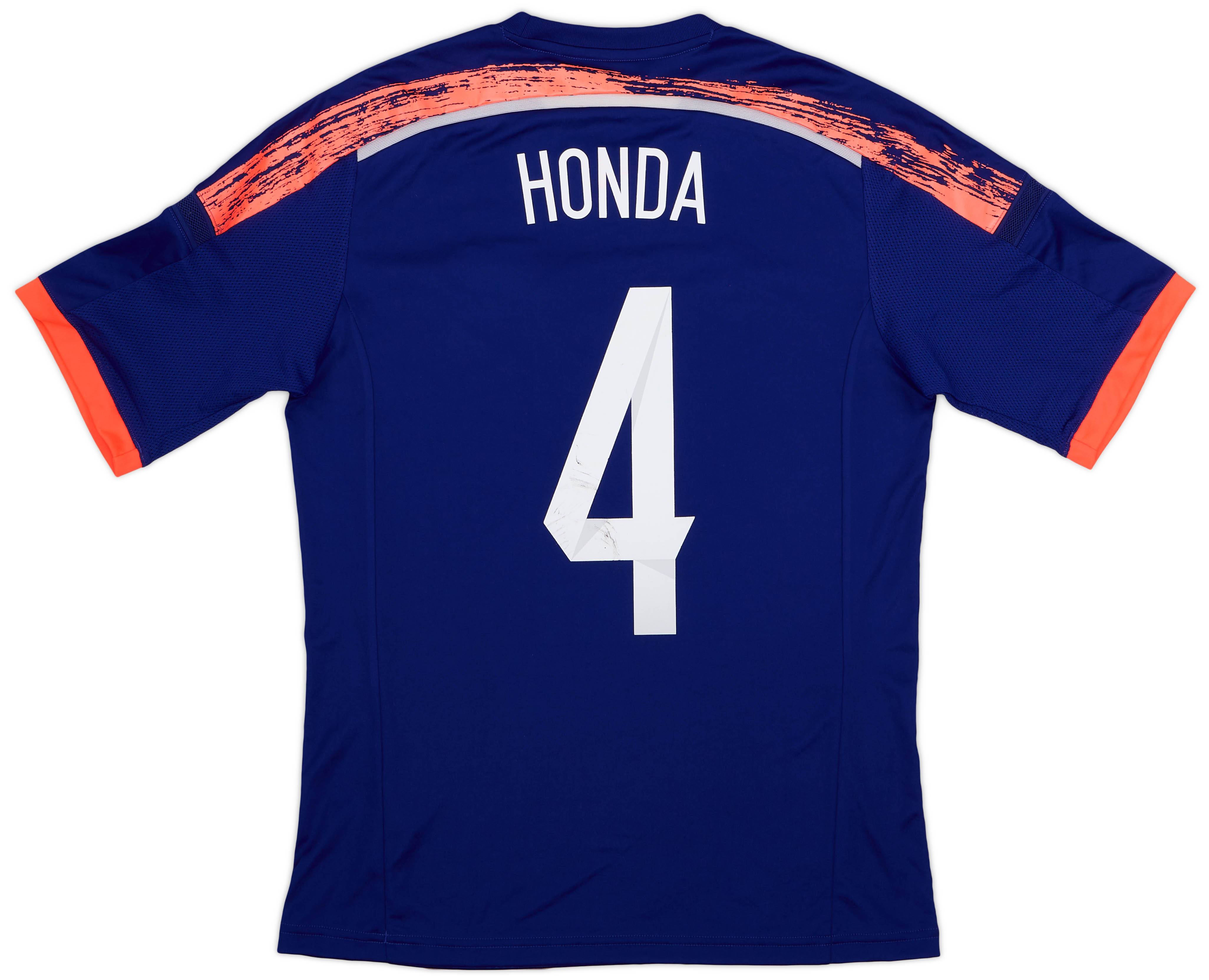2013-15 Japan Home Shirt Honda #4 - 6/10 - (S)