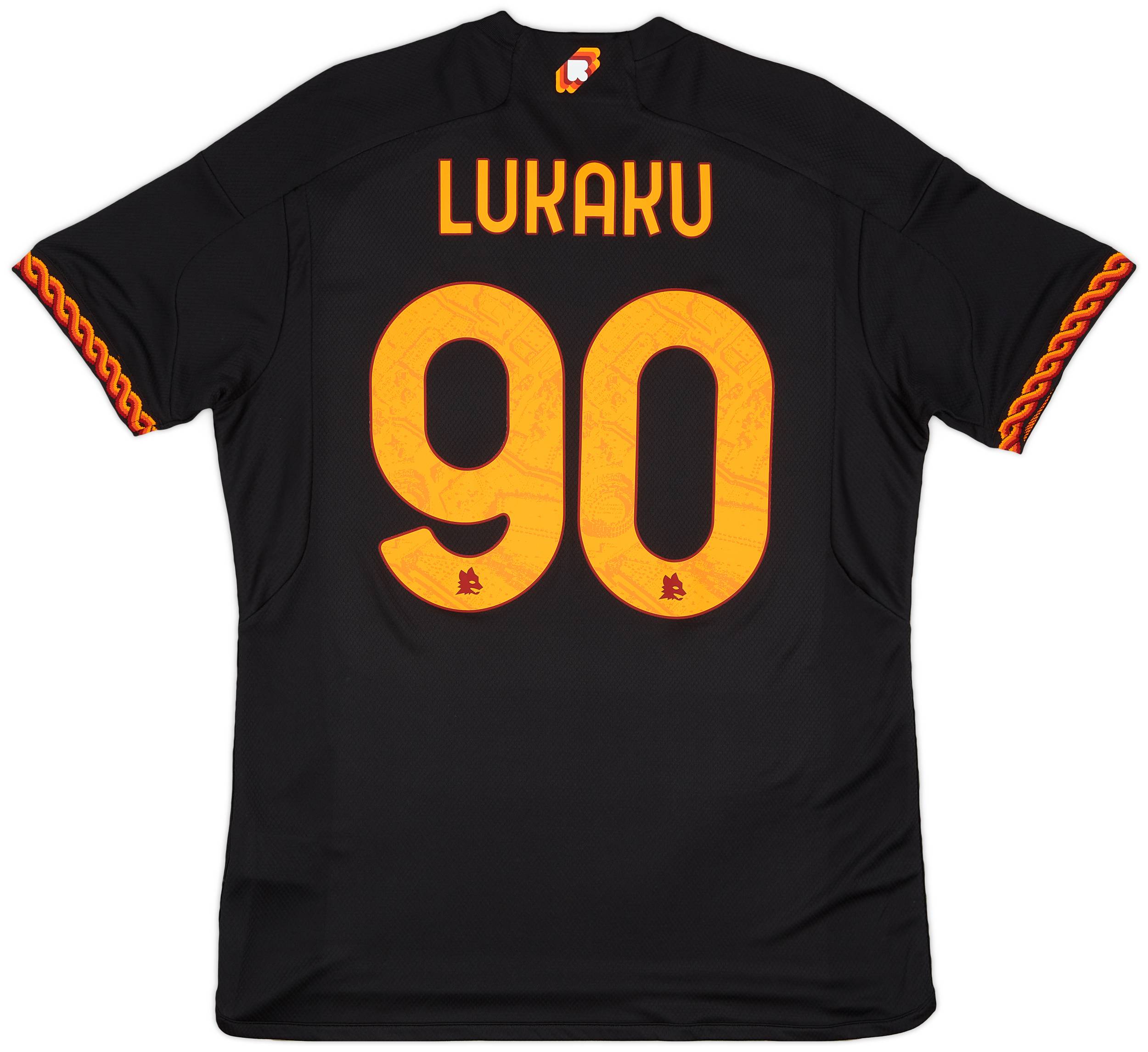 2023-24 Roma Third Shirt Lukaku #90