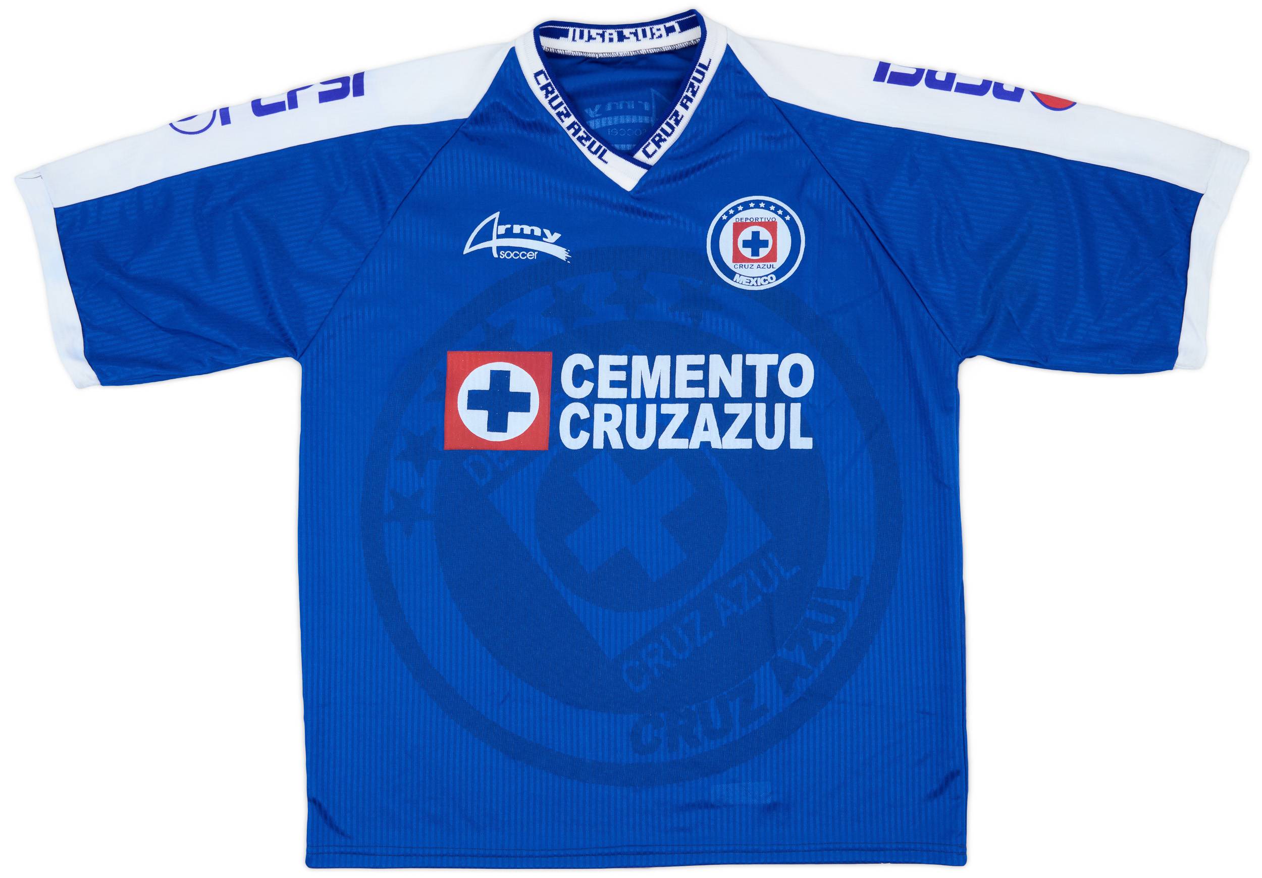 2000s Cruz Azul Army Soccer Fan Shirt - 9/10 - (XL)