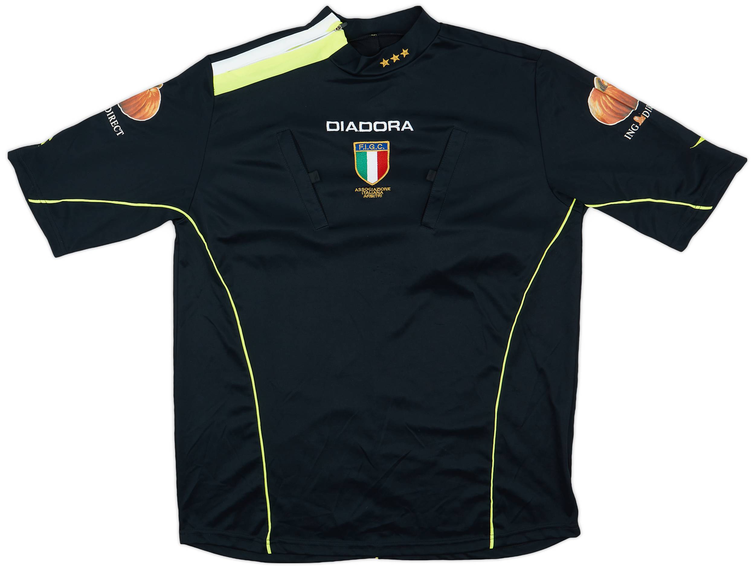 2010s Italy Diadora Referee L/S Shirt - 6/10 - (XL)