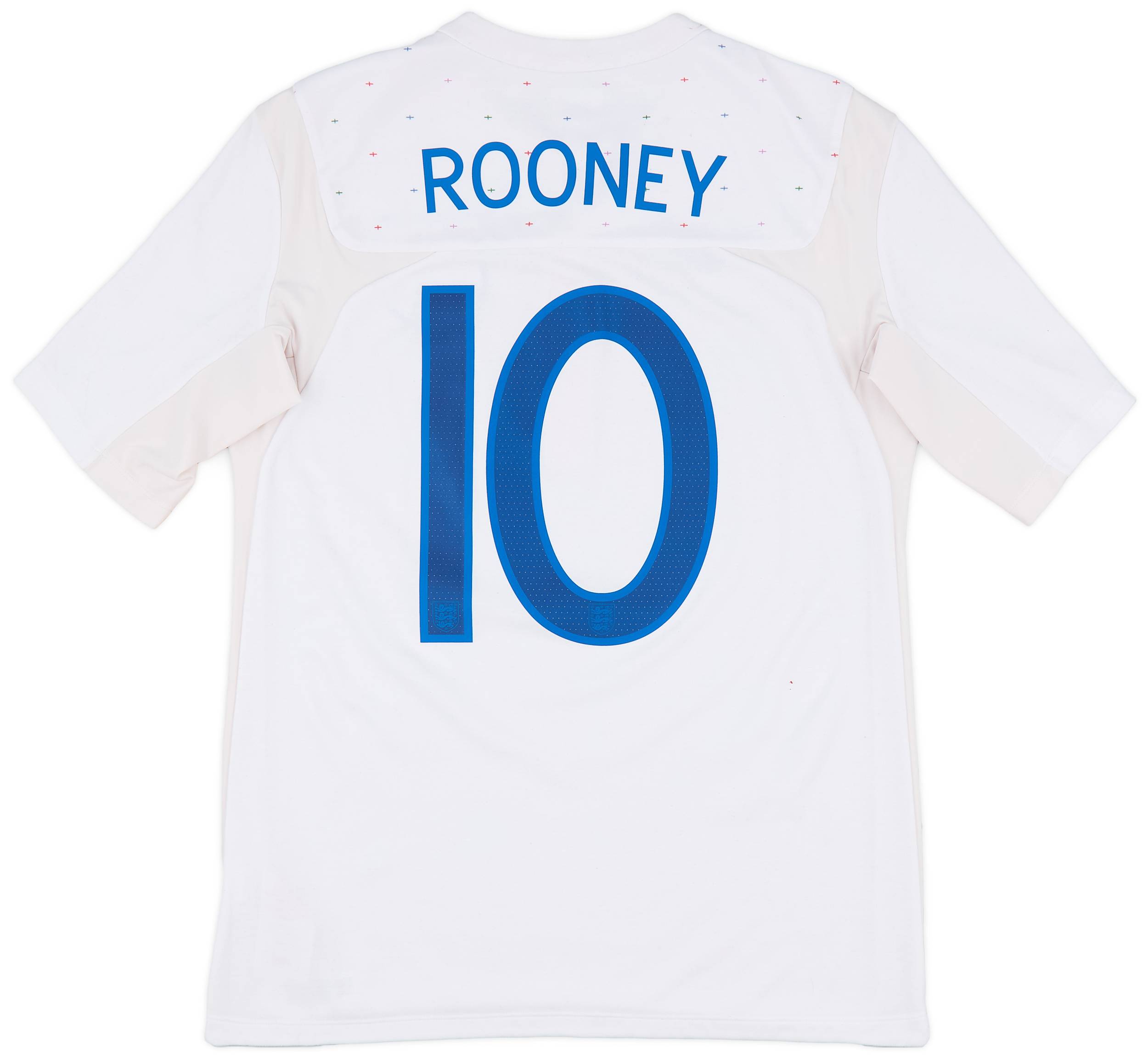 2010-11 England Home Shirt Rooney #10 - 9/10 - (S)