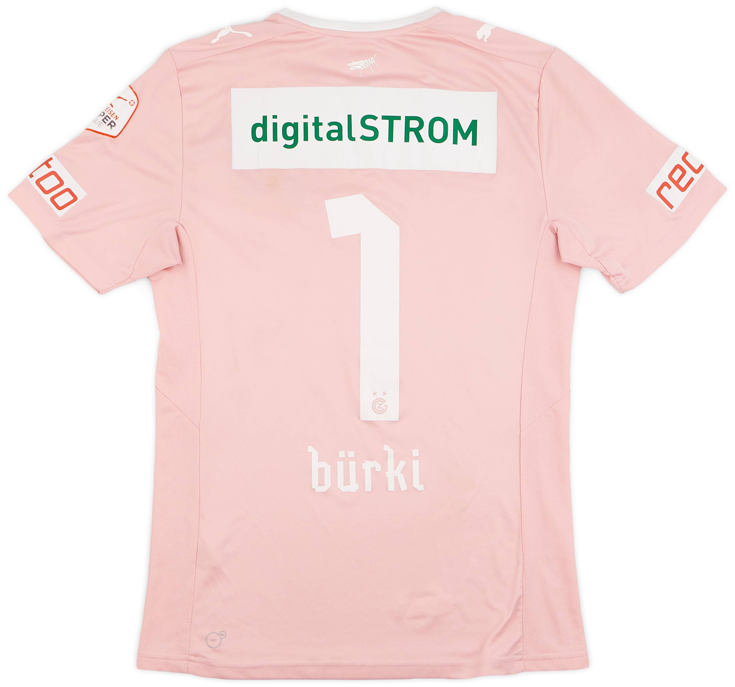 2012-13 Grasshoppers Away/GK Shirt Burki #1 - 8/10 - (L)