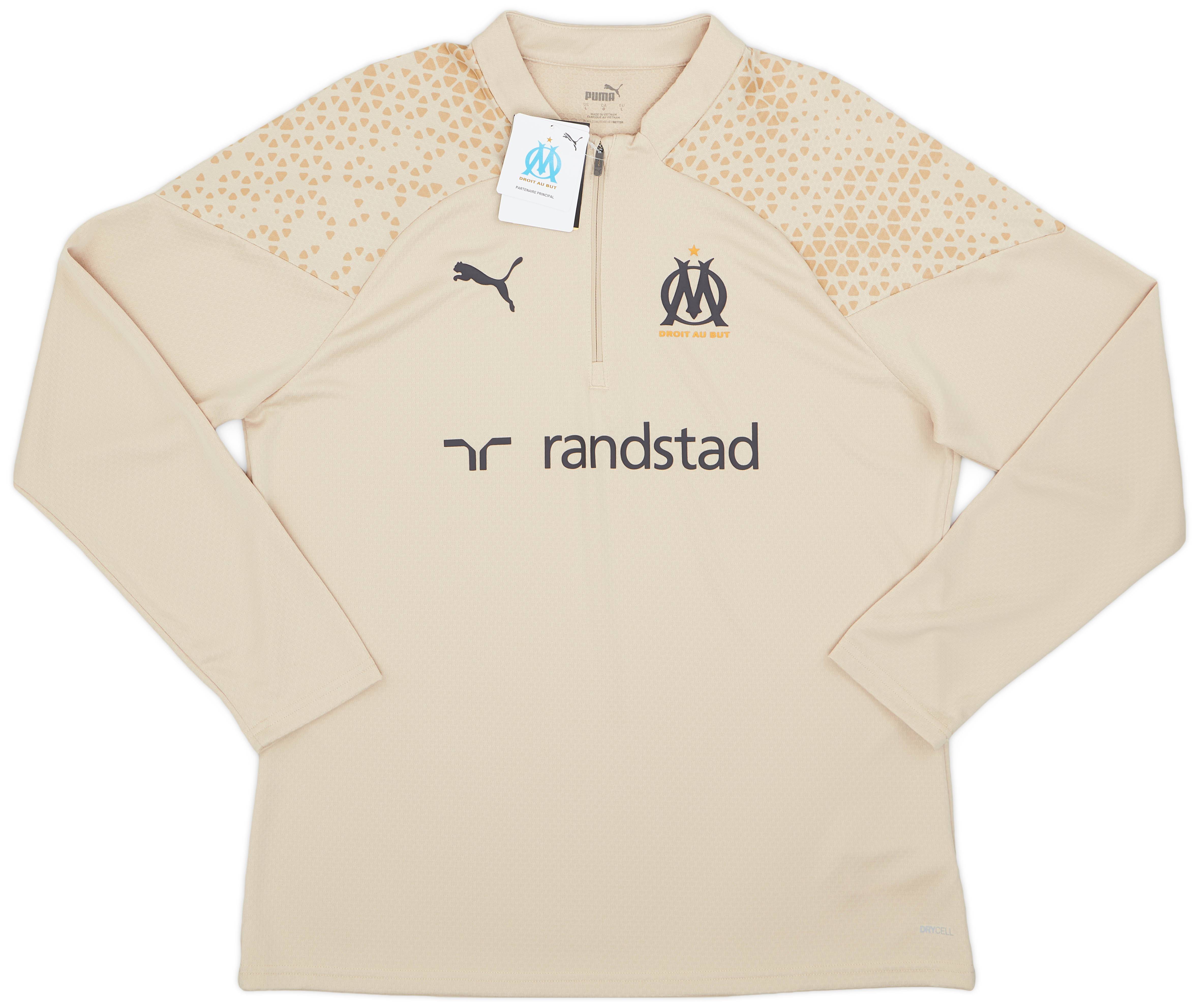 2023-24 Olympique Marseille Puma 1/4 Zip Training Top