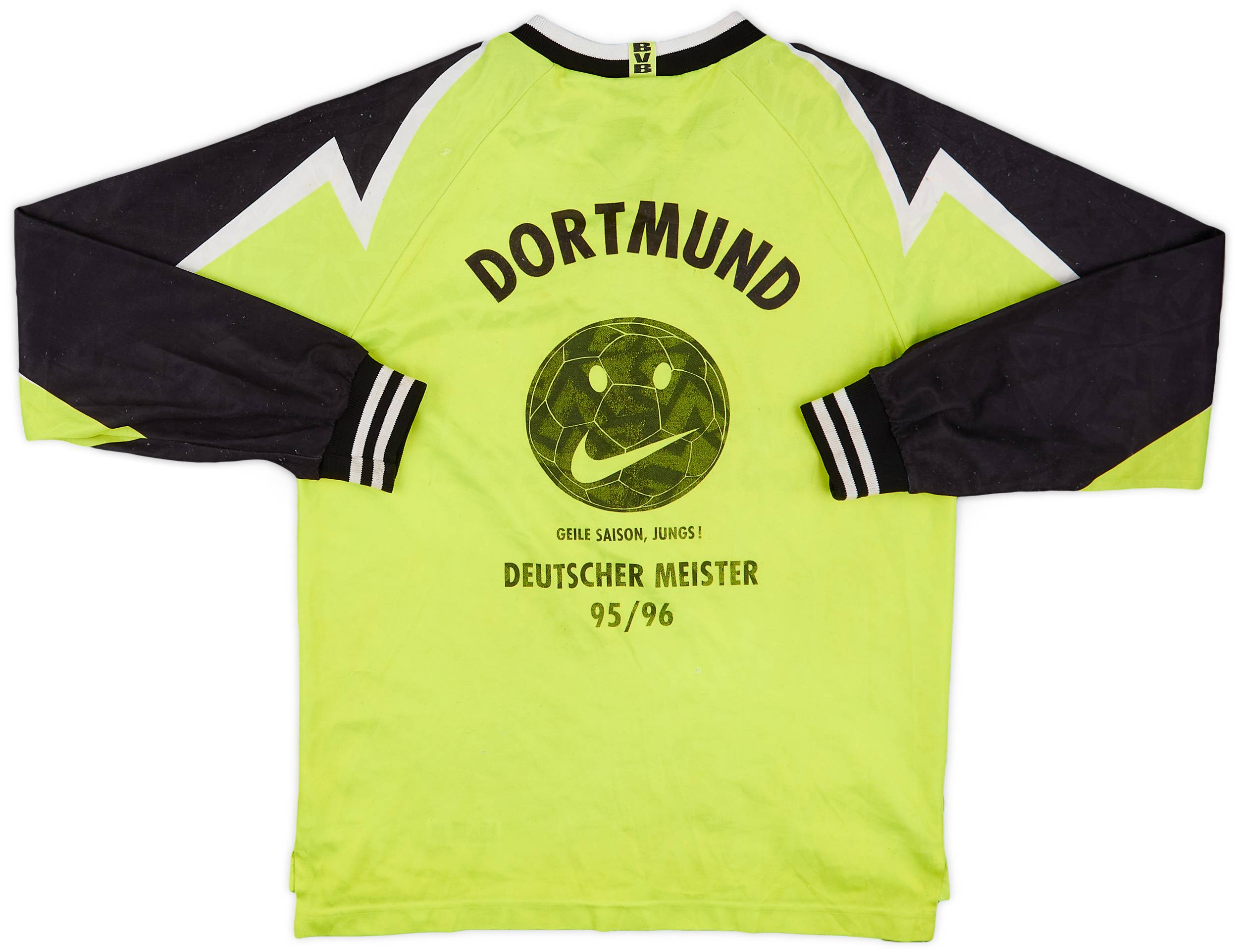 1995-96 Borussia Dortmund 'Deutscher Meister' Home - 6/10 - (XL.Boys)