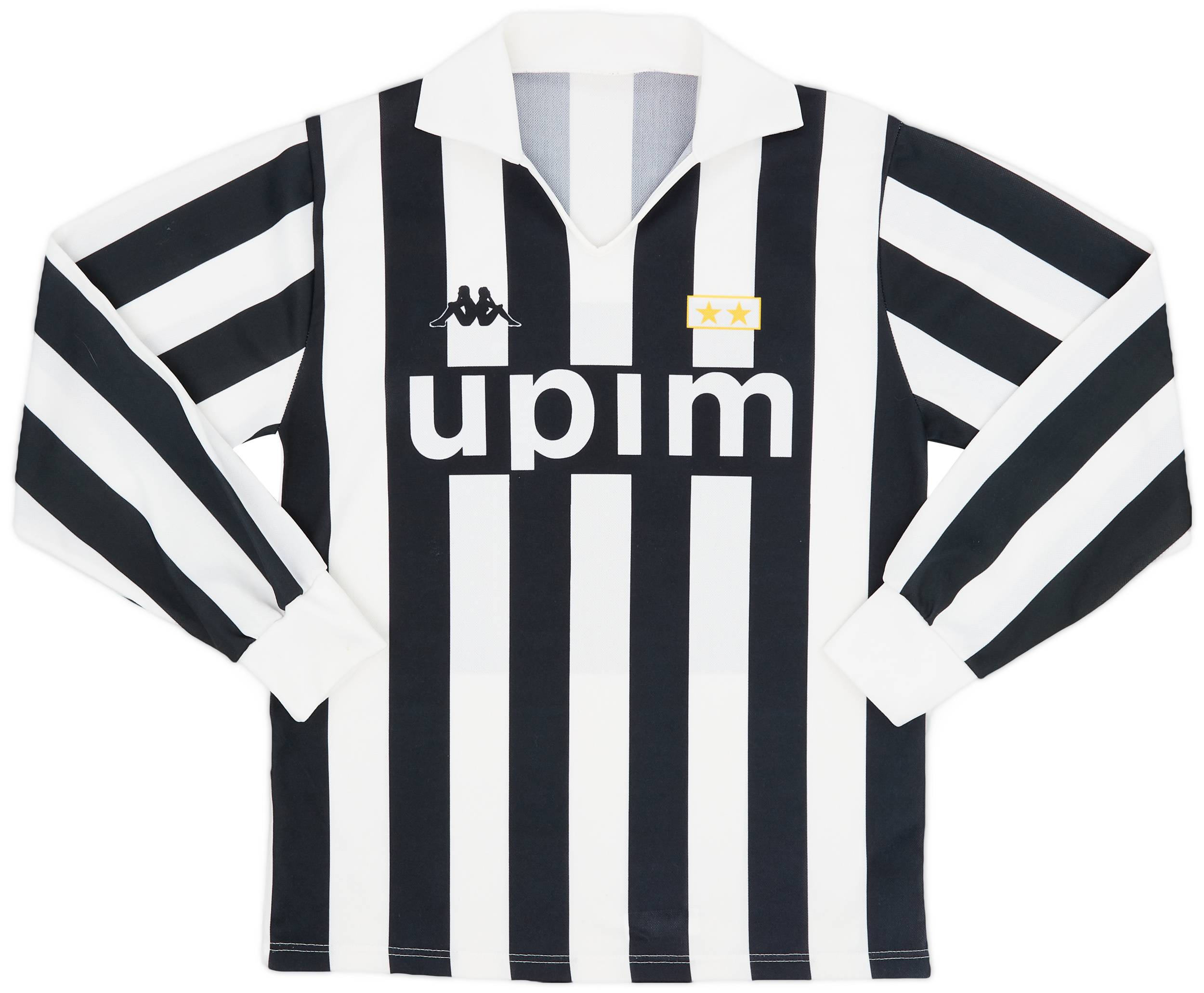 1991-92 Juventus Basic Home L/S Shirt #11 - 8/10 - (M)
