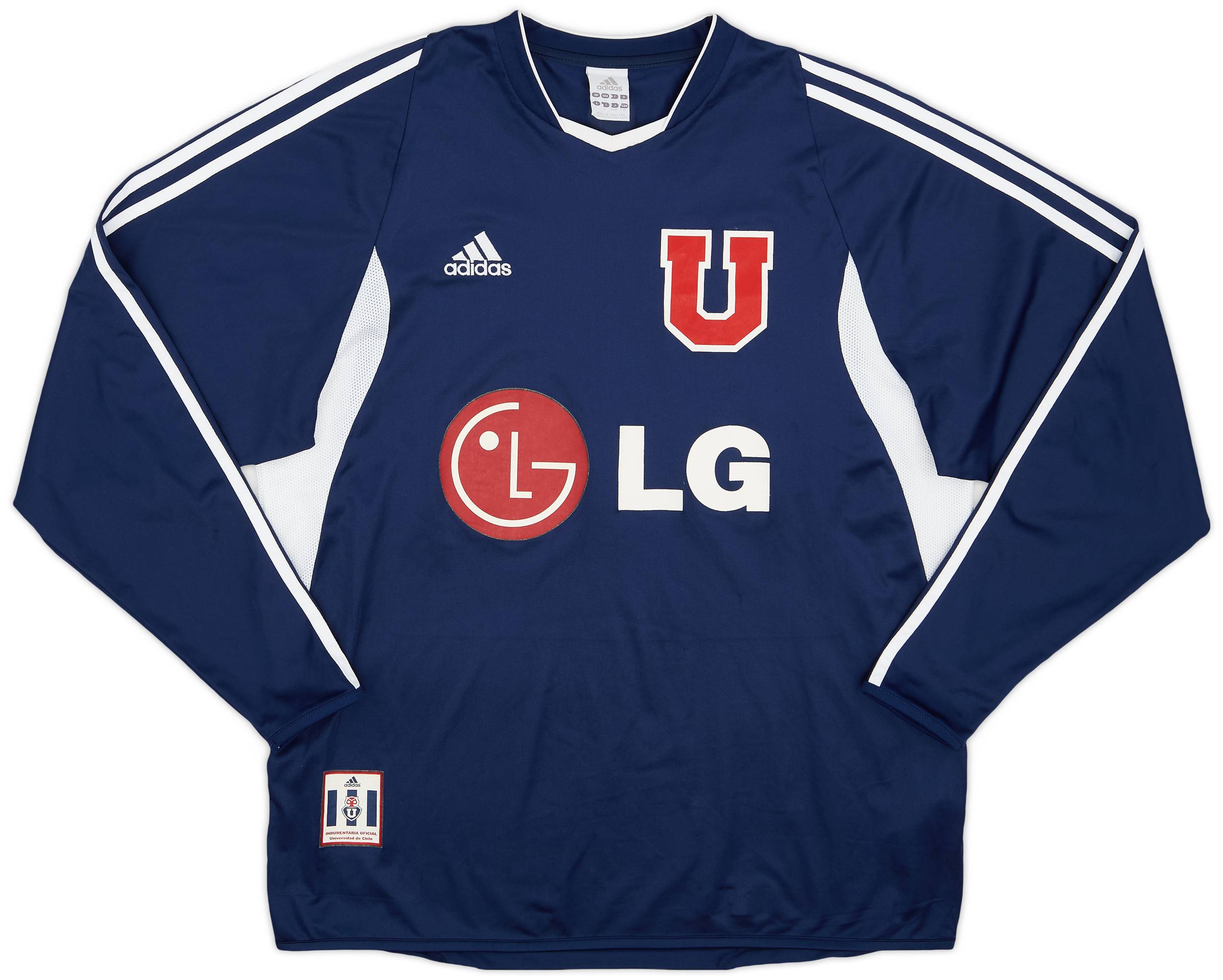 2003 Universidad de Chile Home L S Shirt 8 10 L