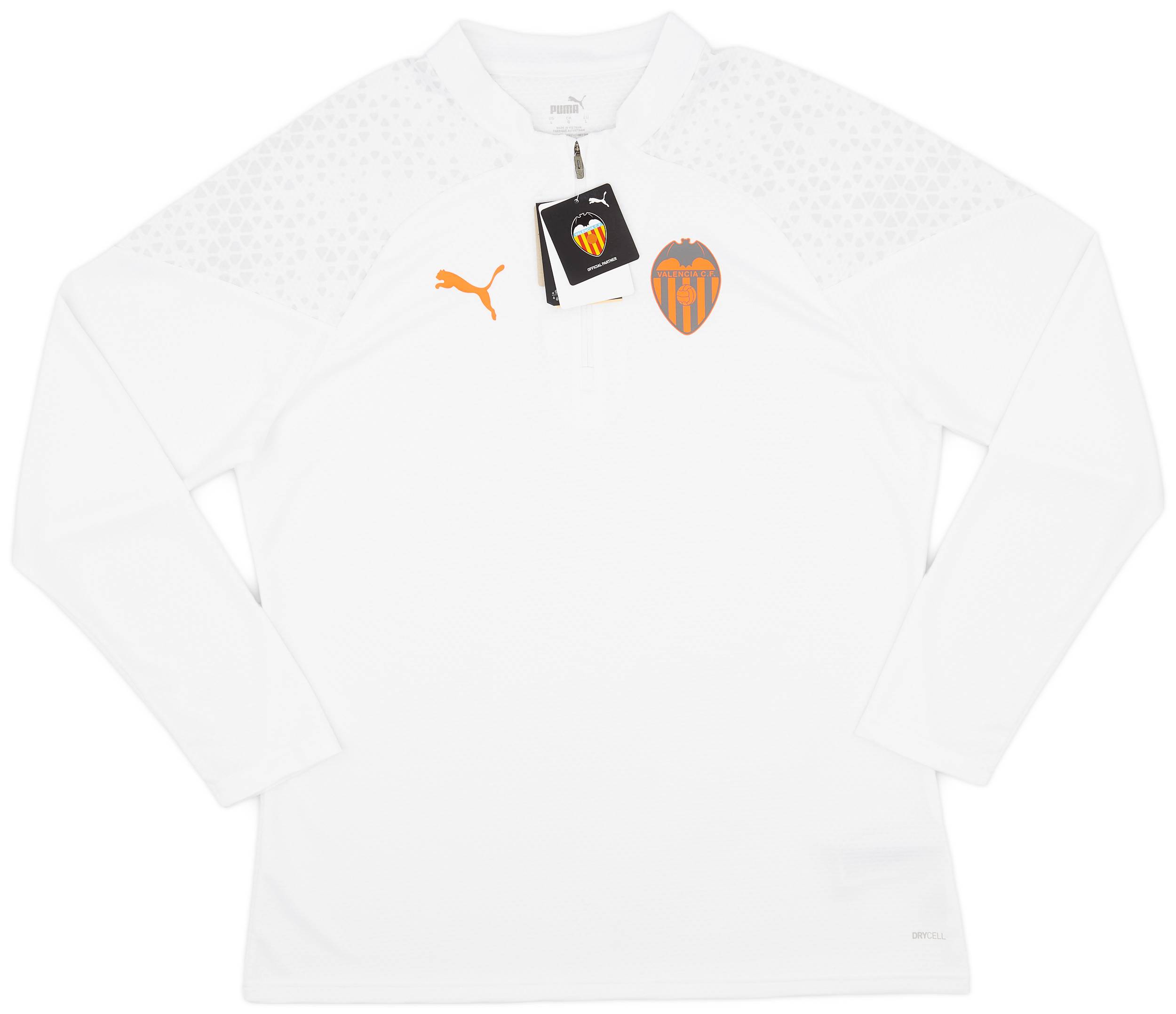 2023-24 Valencia Puma 1/4 Zip Training Top