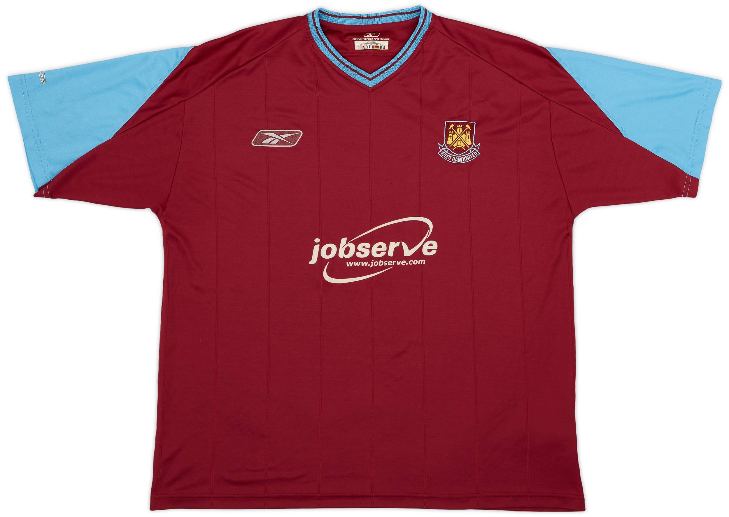 2003-05 West Ham Home Shirt - 8/10 - (XL)
