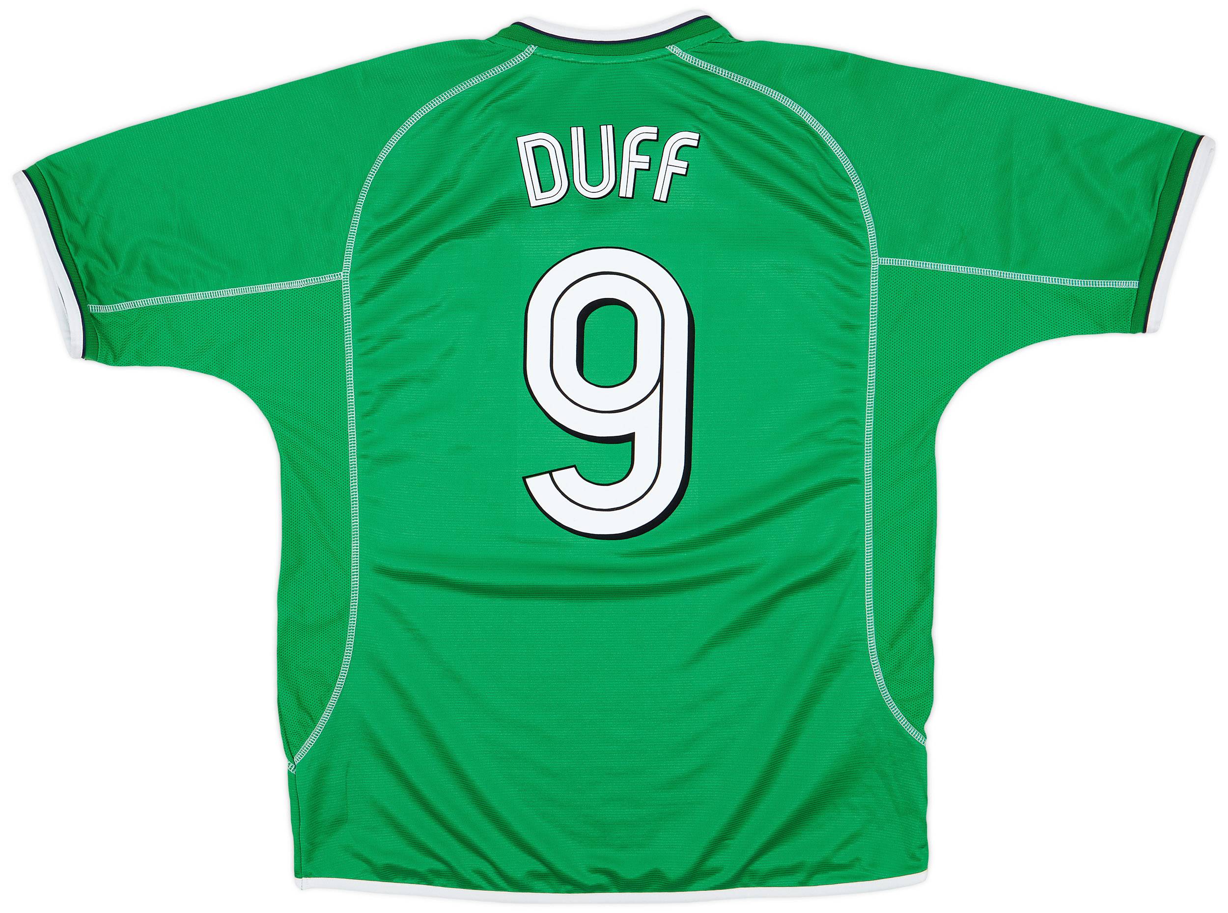 2001-03 Ireland Home Shirt Duff #9 - 9/10 - (XL)