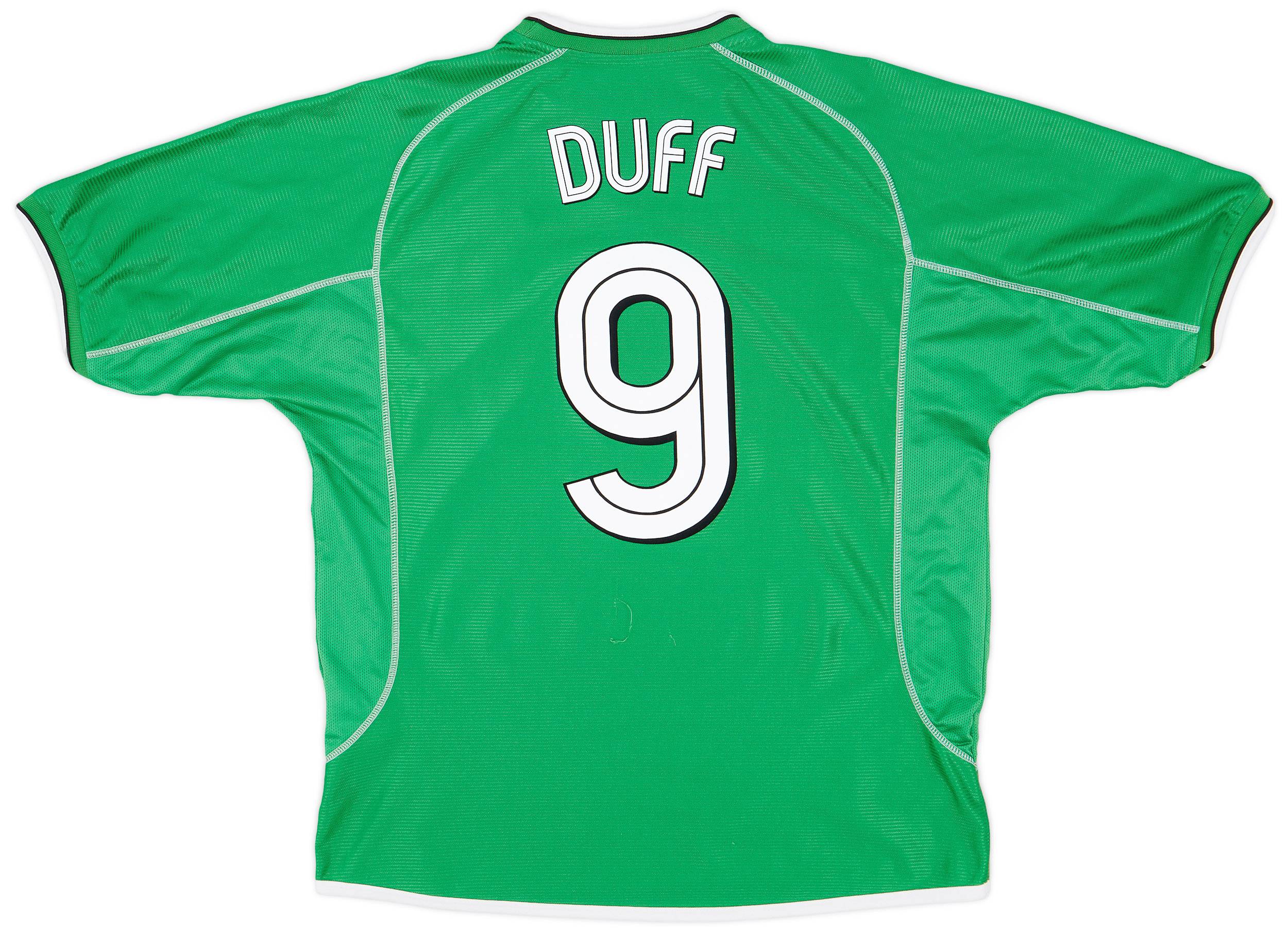2001-03 Ireland Home Shirt Duff #9 - 9/10 - (XL)