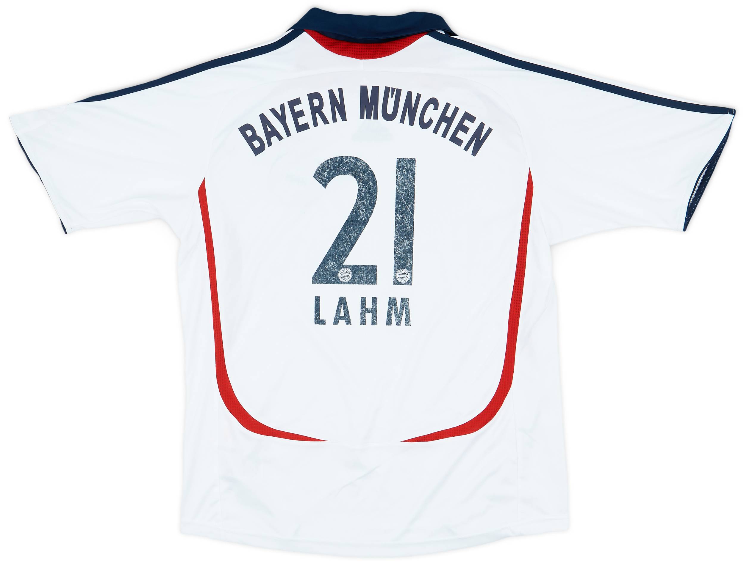 2006-07 Bayern Munich Away Shirt Lahm #21 - 6/10 - (XL.Boys)