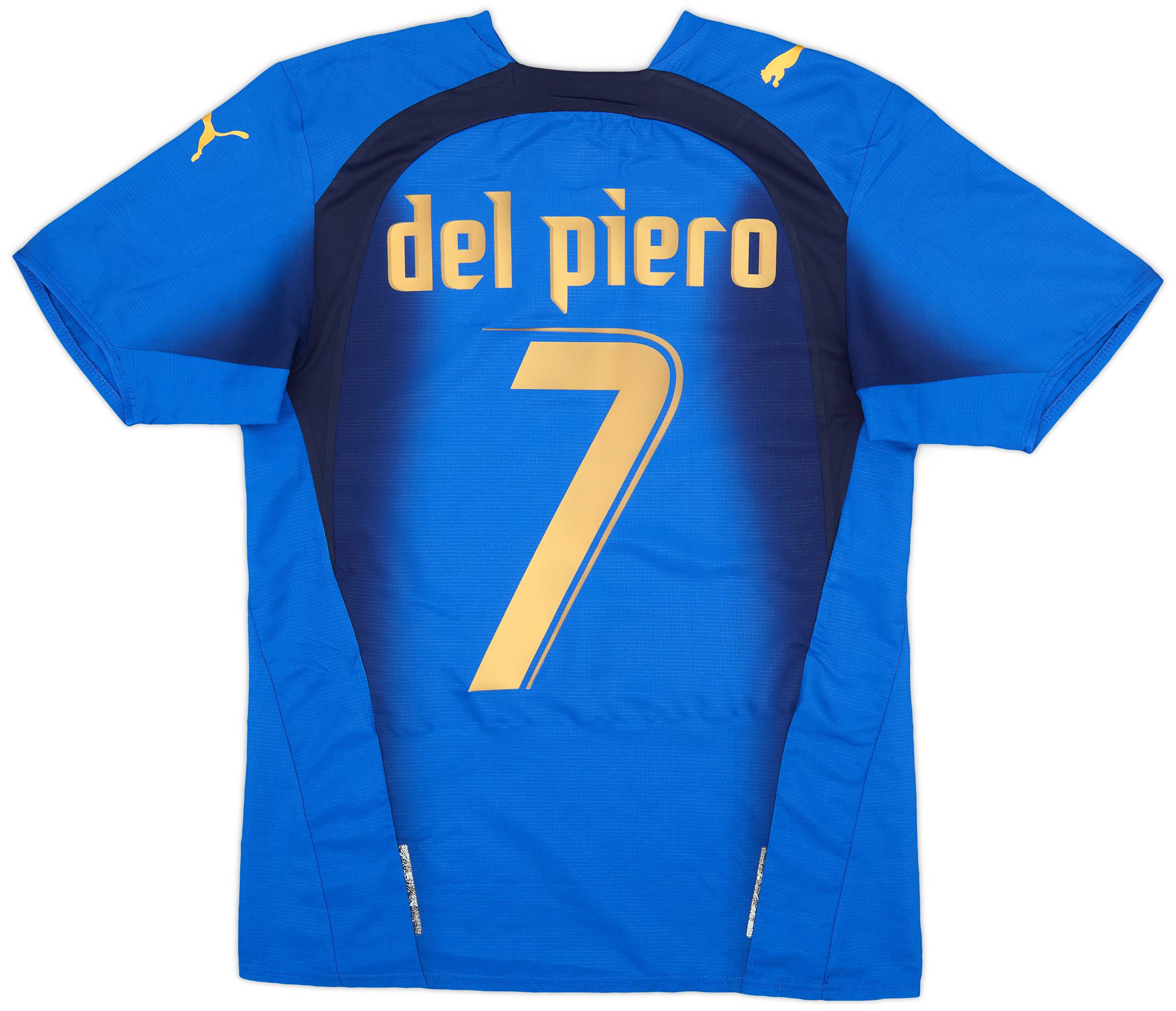 2006 Italy Home Shirt Del Piero #7 - 8/10 - (S)