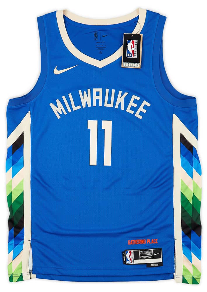 2022 23 Milwaukee Bucks Lopez 11 Nike Swingman Jersey Alternate L W Tags
