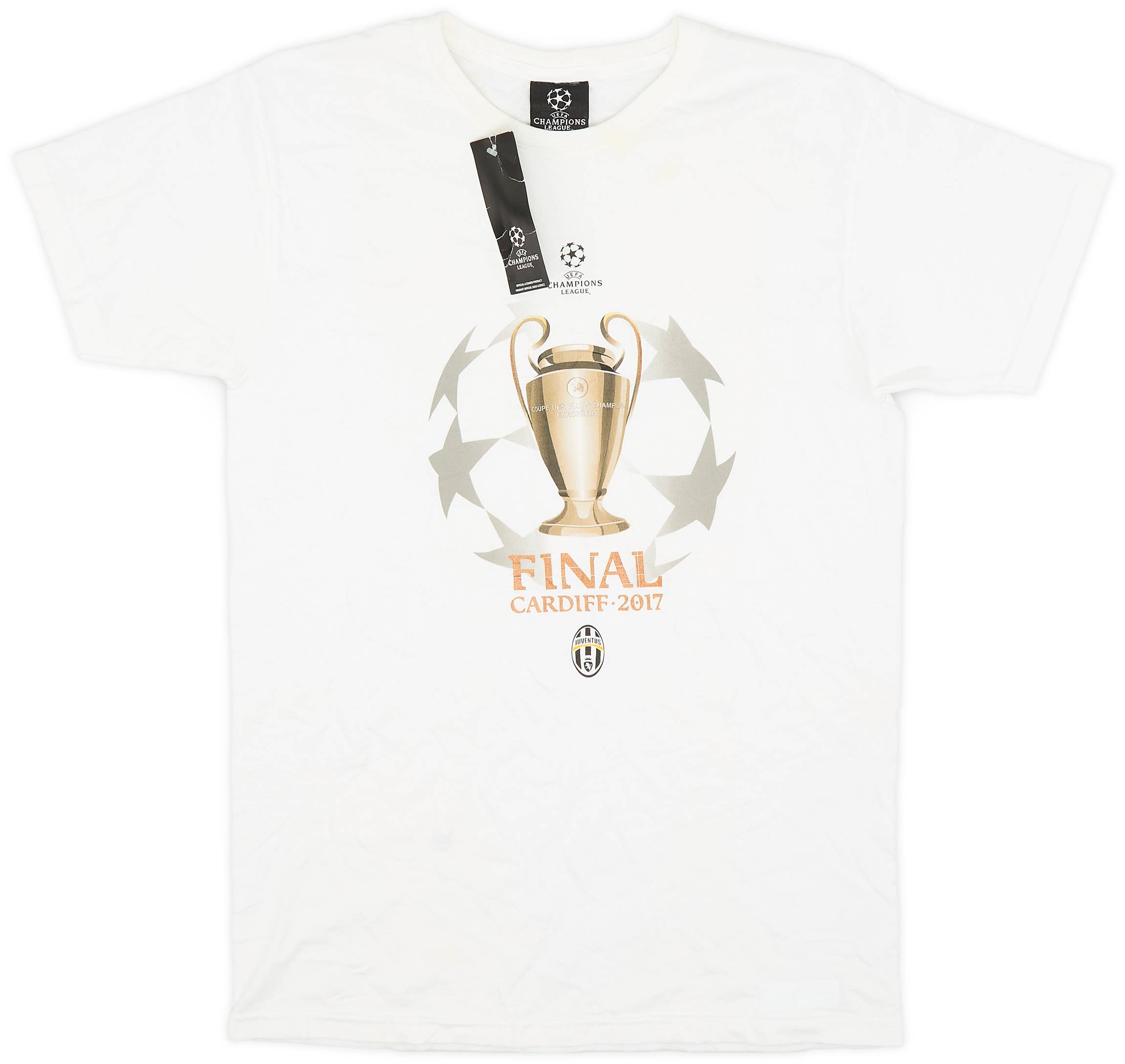 2016 17 Champions League Final Cardiff 2017 Juventus Graphic Tee M