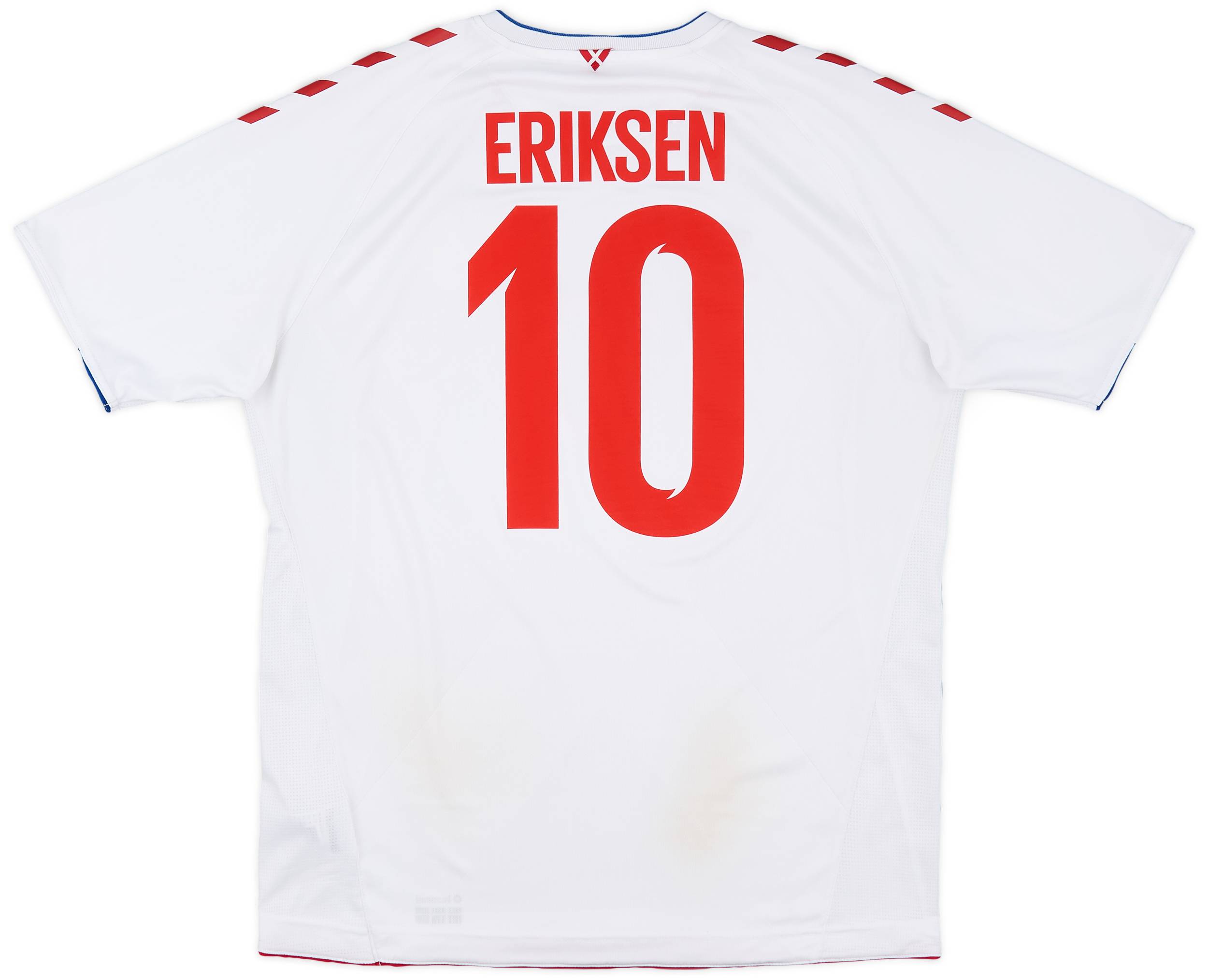 2018-19 Denmark Away Shirt Eriksen #10 - 7/10 - (XL)