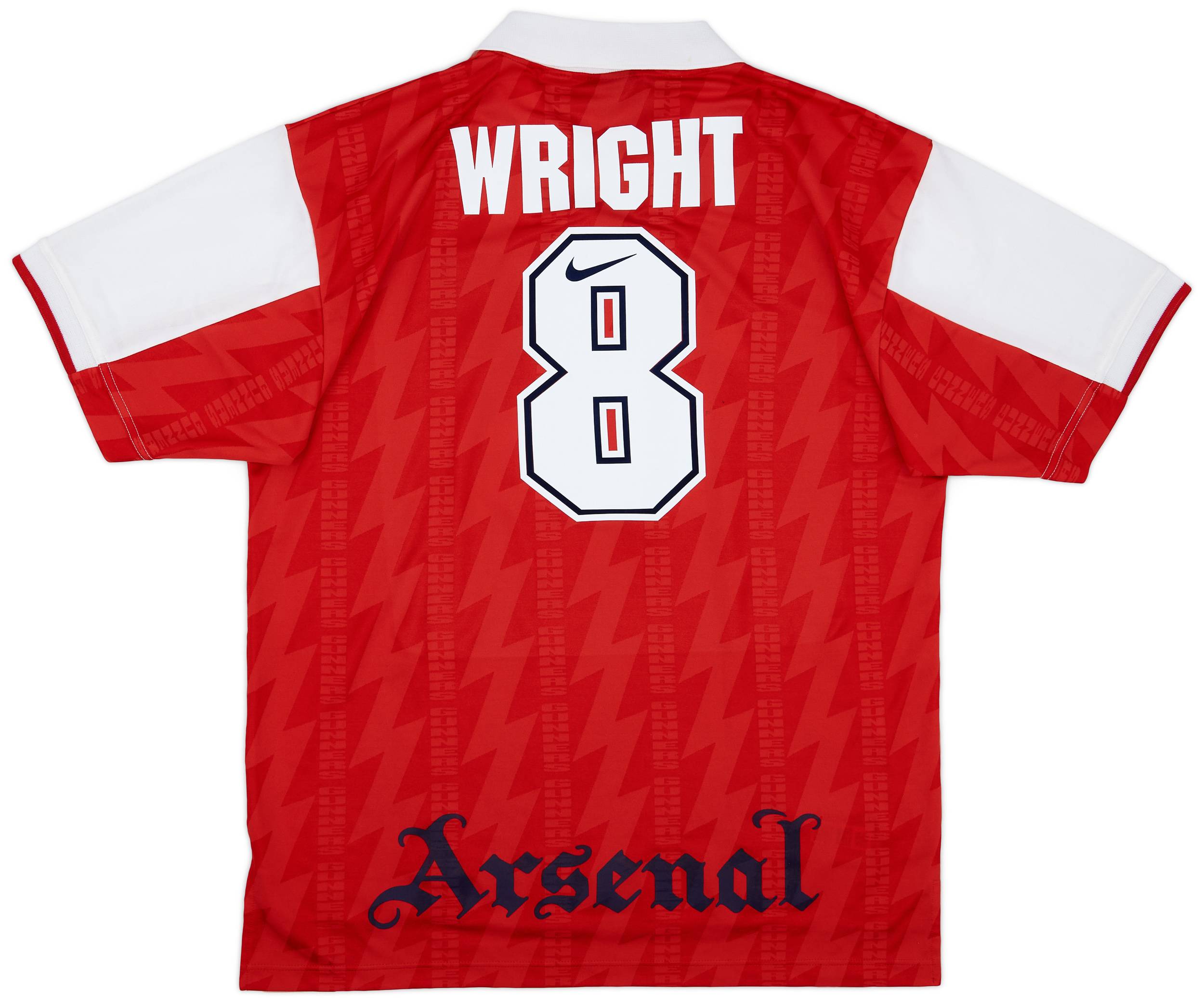 1994 96 Arsenal Home Shirt Wright 8 8 10 XL